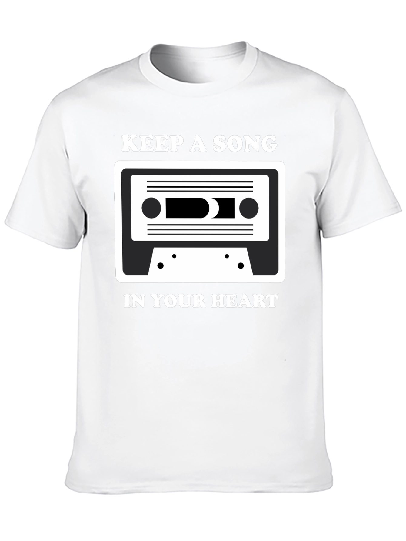 Keep A Song In Your Heart Cassette Tape T-Shirt