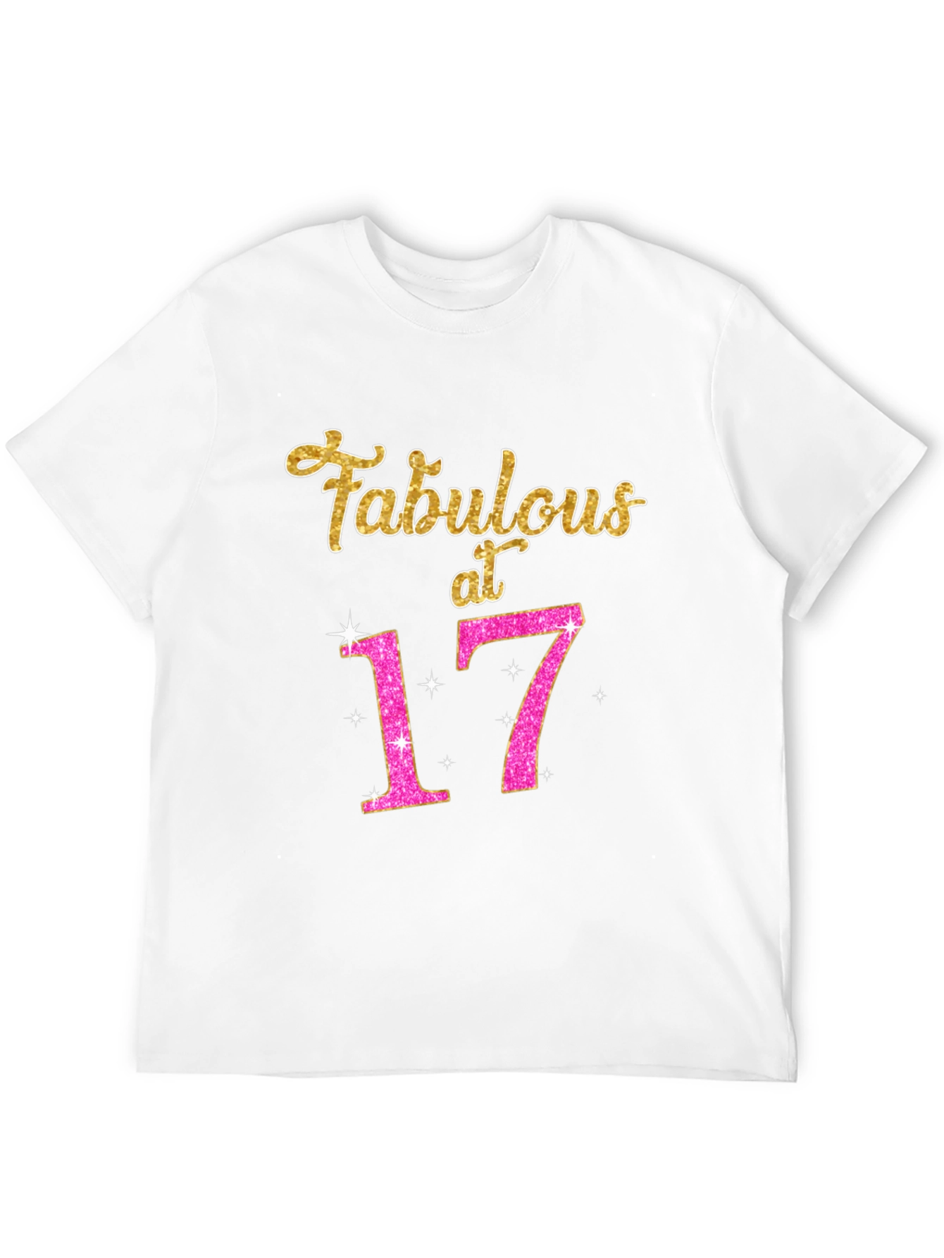 Fabulous at 17 Black T-Shirt