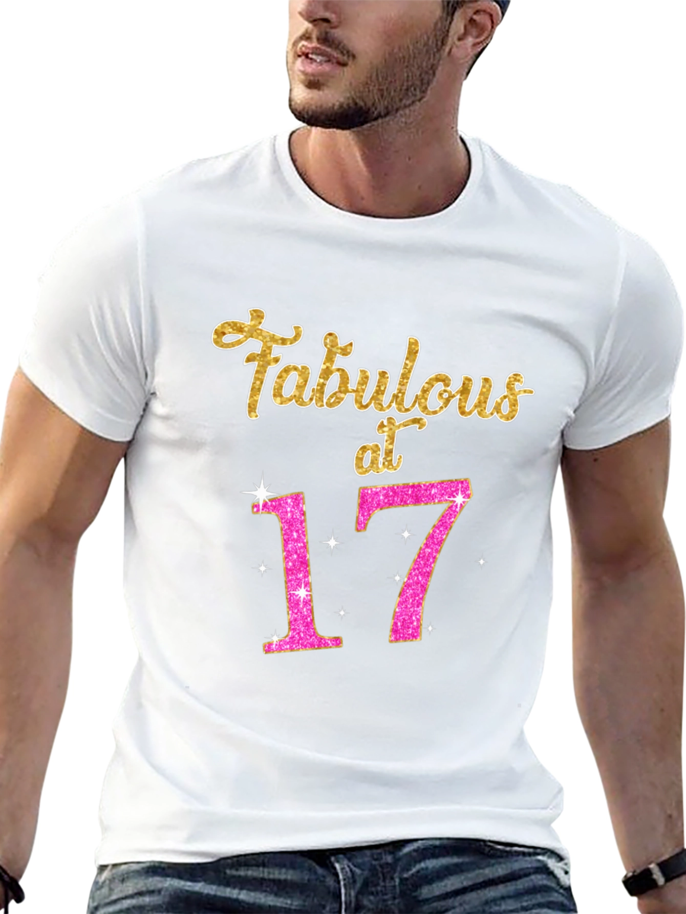 Fabulous at 17 Black T-Shirt