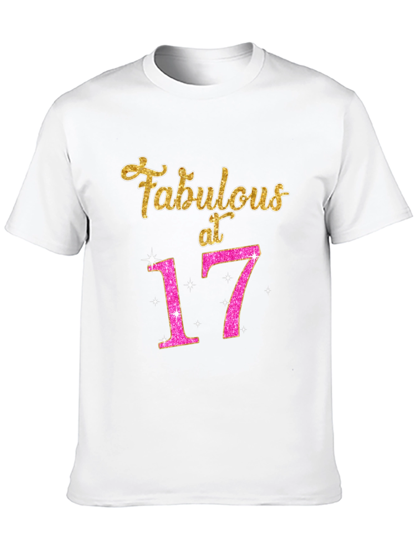 Fabulous at 17 Black T-Shirt