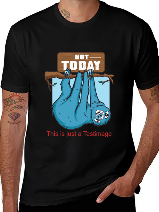 Not Today Sloth T-Shirt Funny Lazy Animal Tee