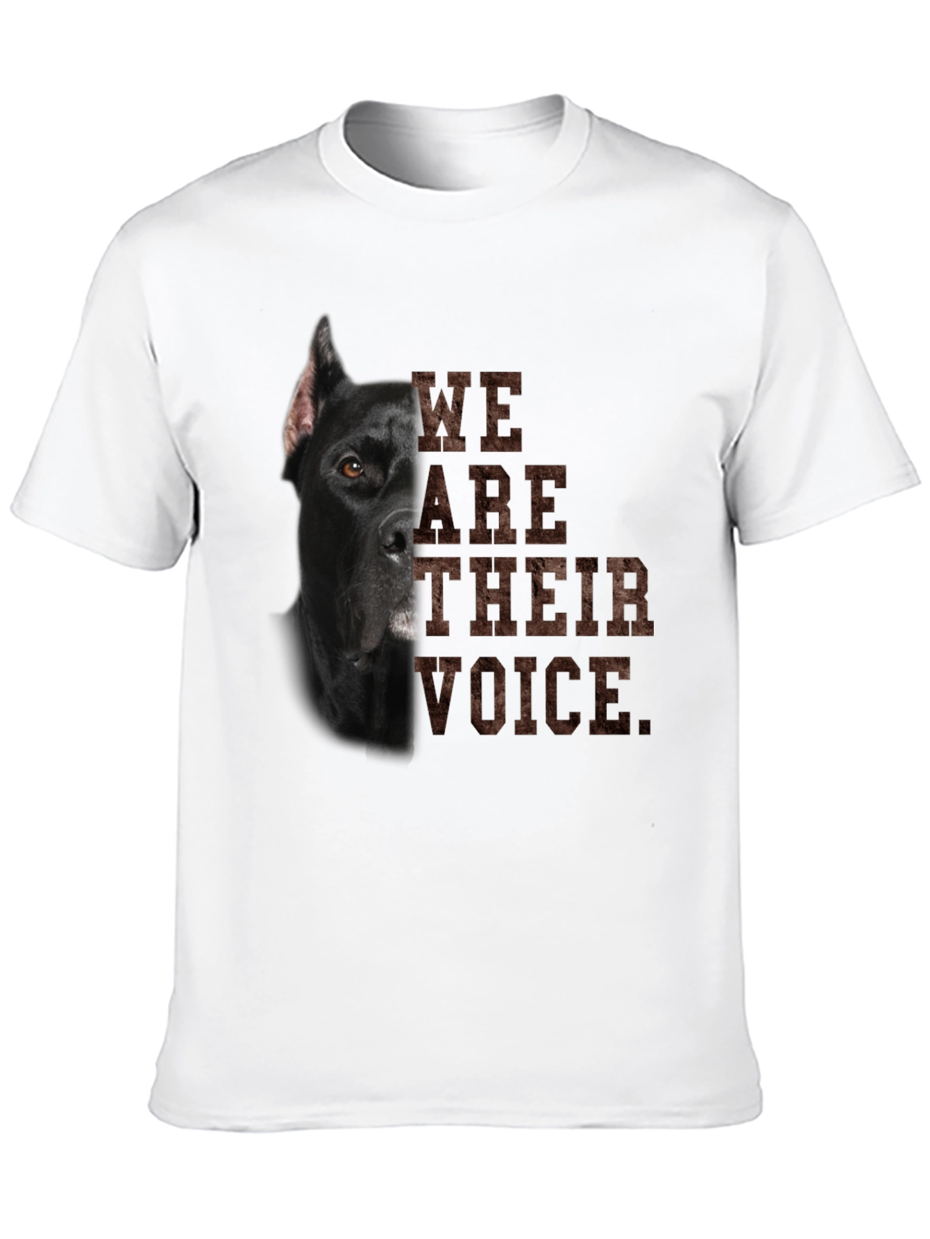 Dog Lover T-Shirt - We Are Their Voice