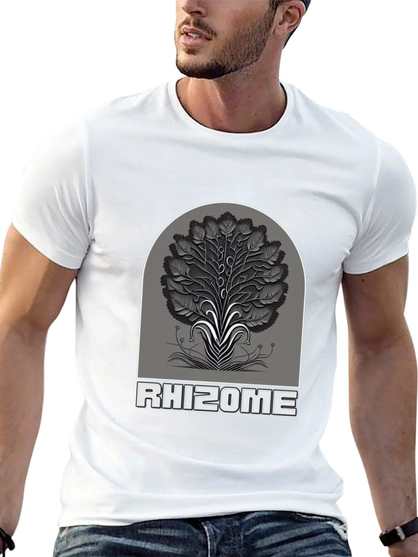 Rhizome Graphic Print Tee - Stylish & Unique
