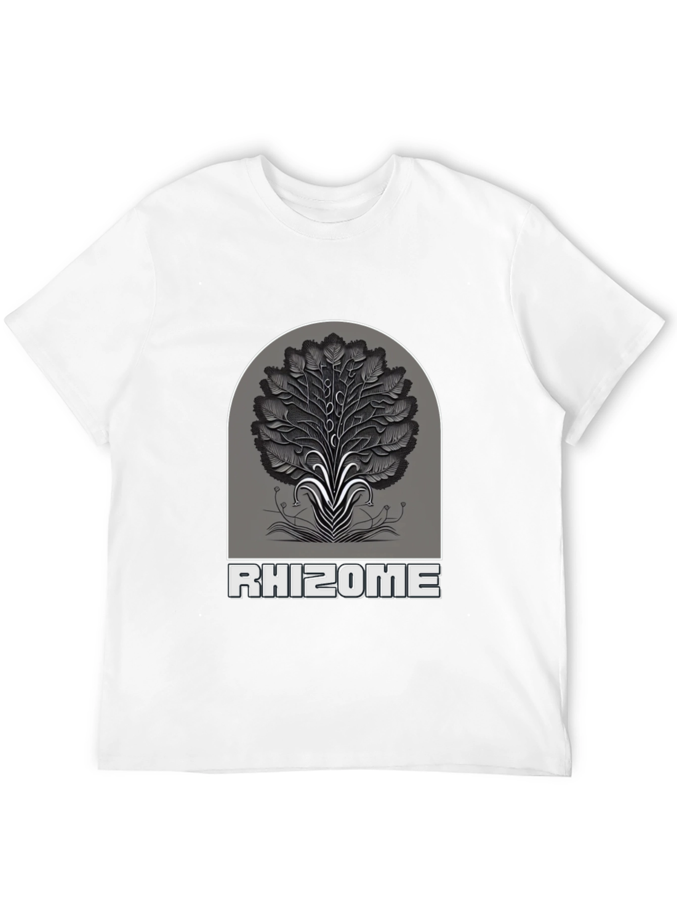 Rhizome Graphic Print Tee - Stylish & Unique