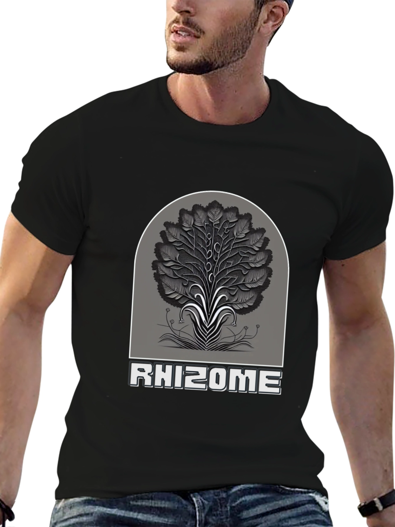Rhizome Graphic Print Tee - Stylish & Unique