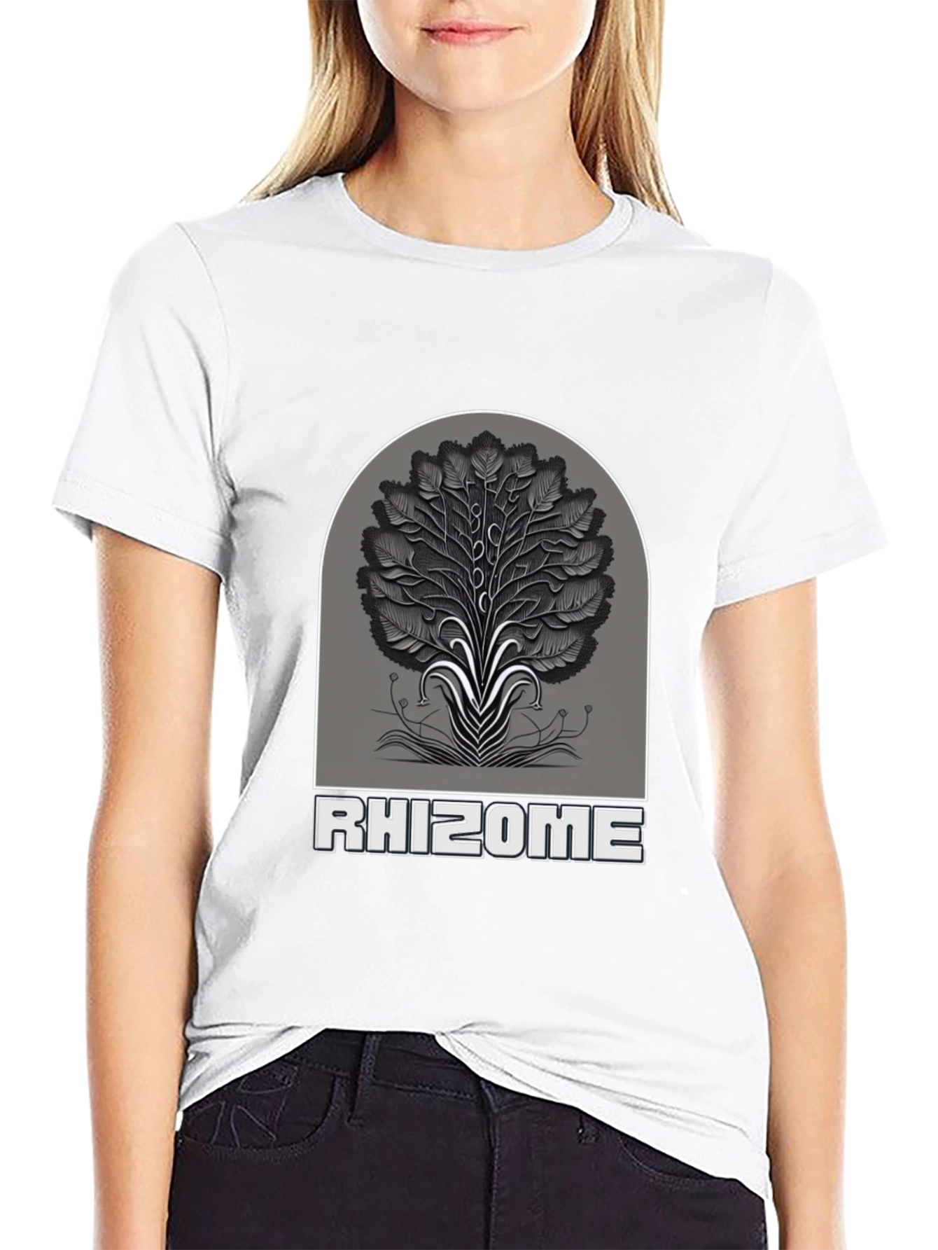 Rhizome Graphic Print Tee - Stylish & Unique