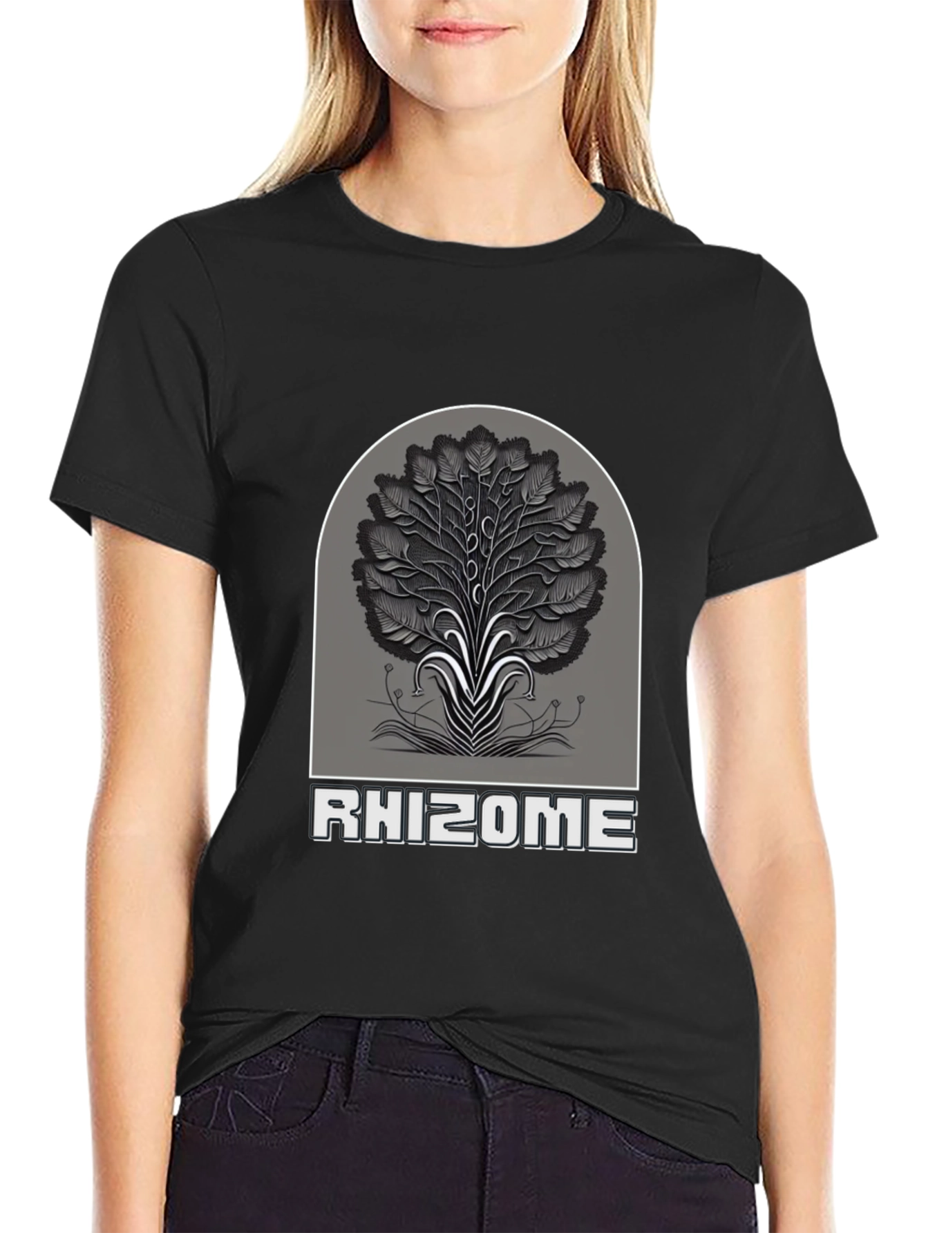 Rhizome Graphic Print Tee - Stylish & Unique