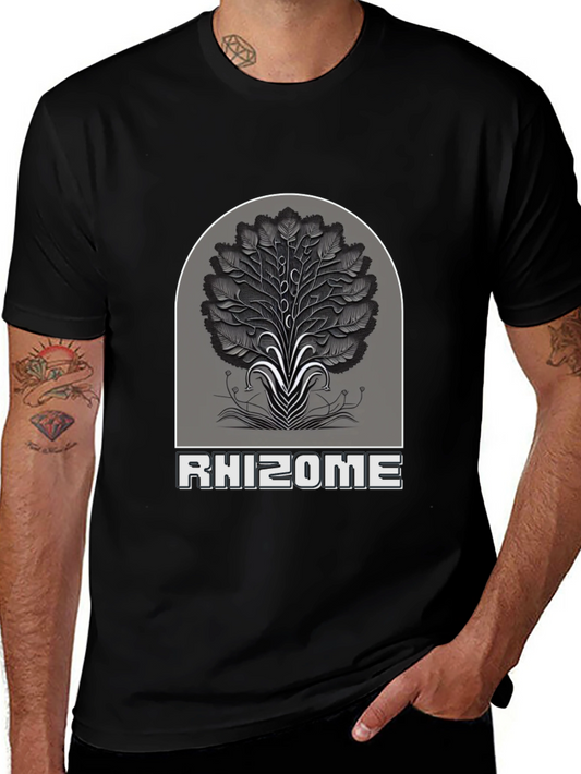 Rhizome Graphic Print Tee - Stylish & Unique