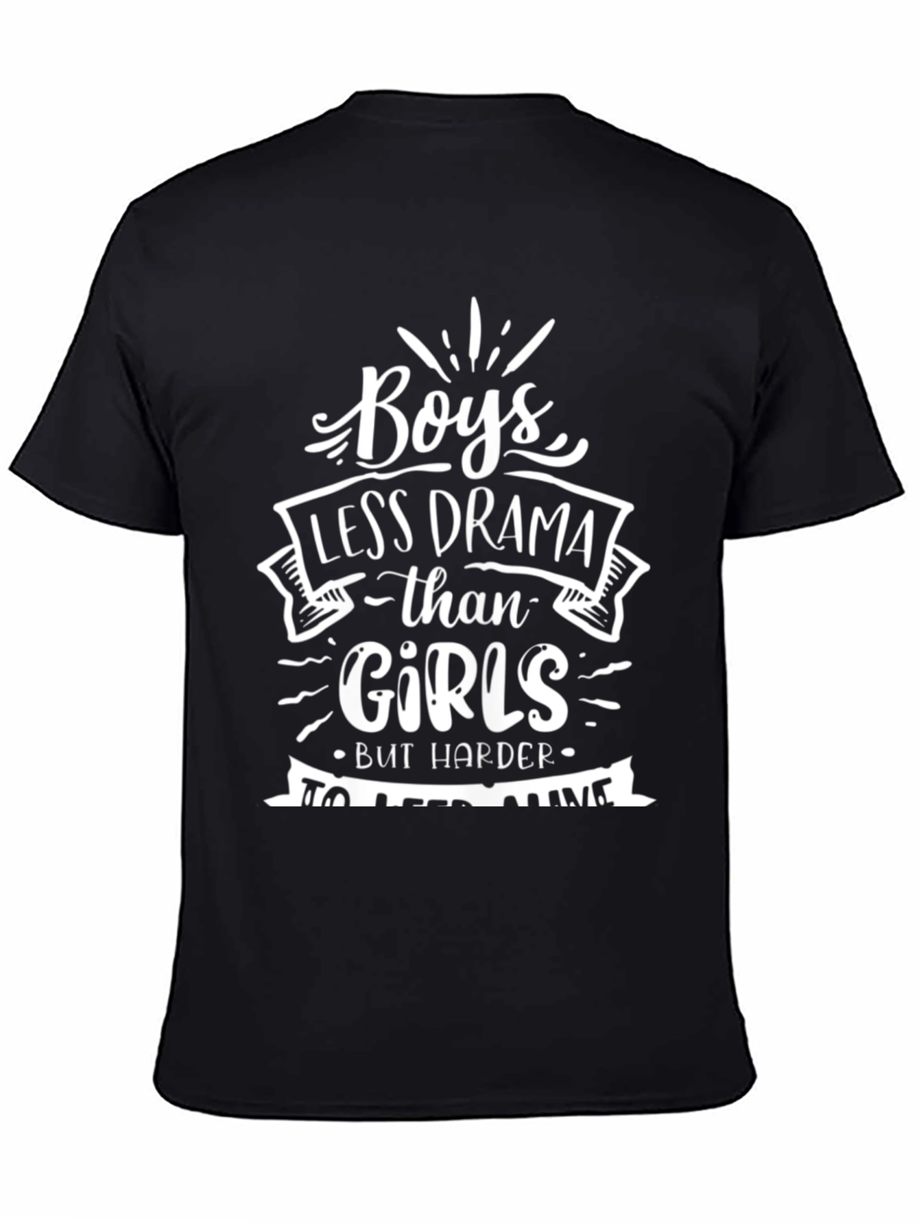 Boys Less Drama Graphic Tee