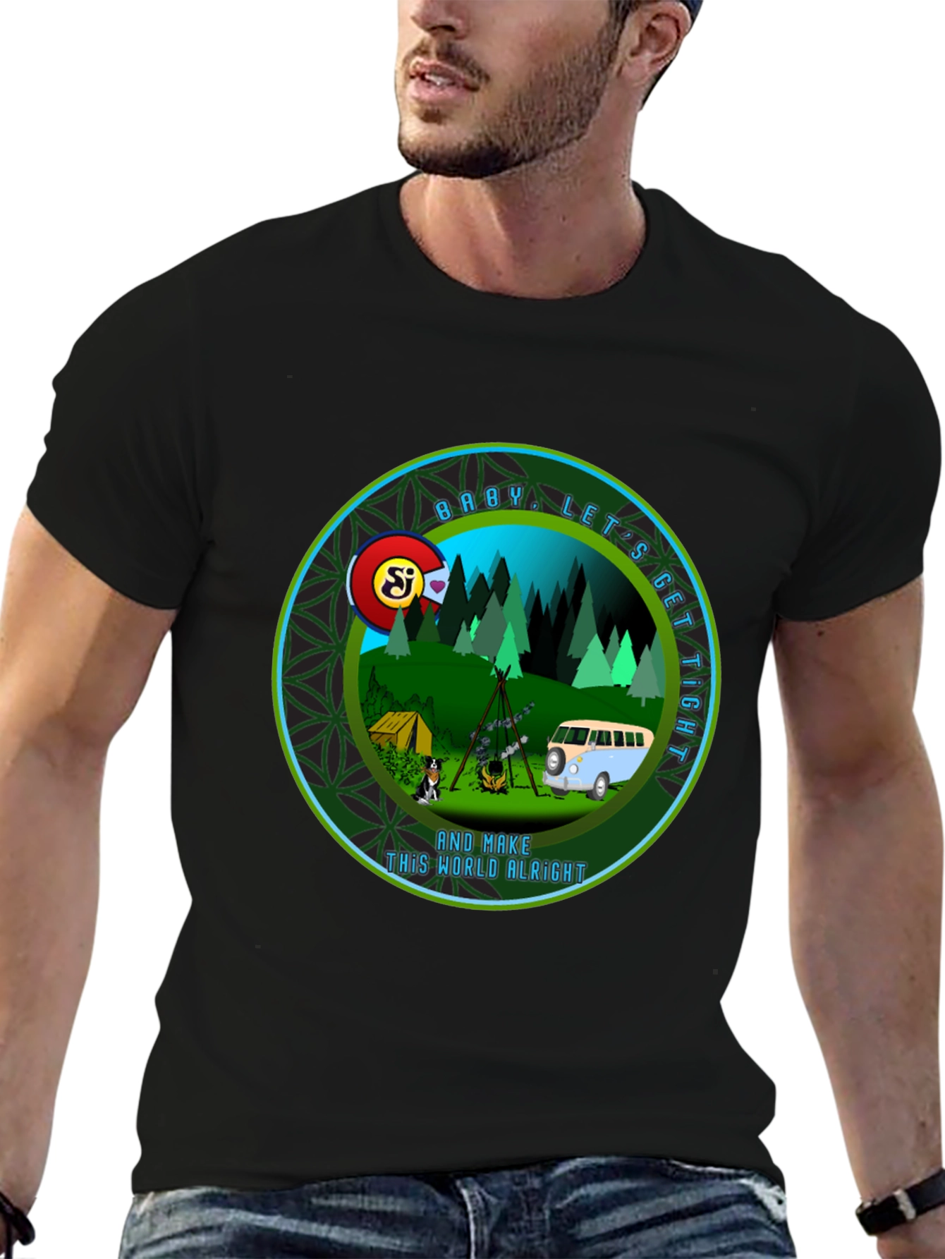 Camping Vibes Graphic Tee