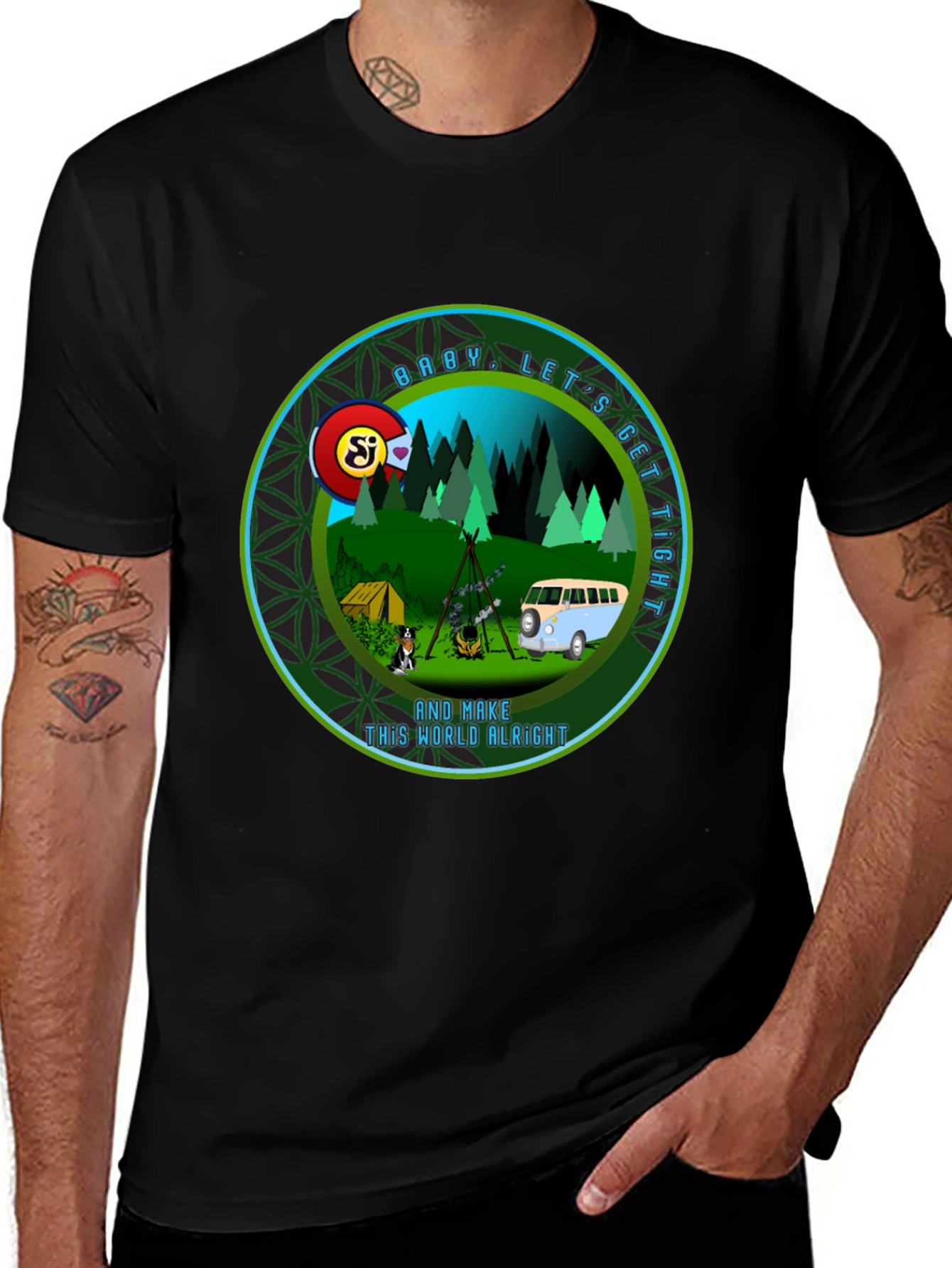Camping Vibes Graphic Tee