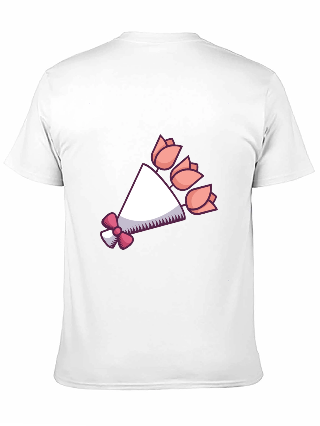 Floral Bouquet Graphic Tee - Black