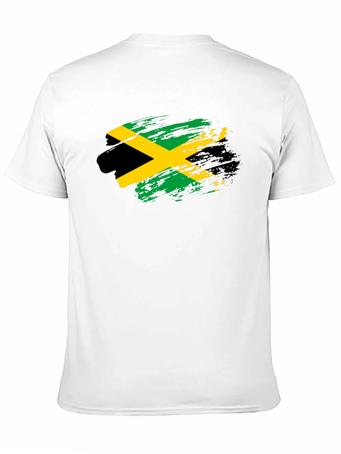 Jamaica Flag T-Shirt - Black Cotton Tee