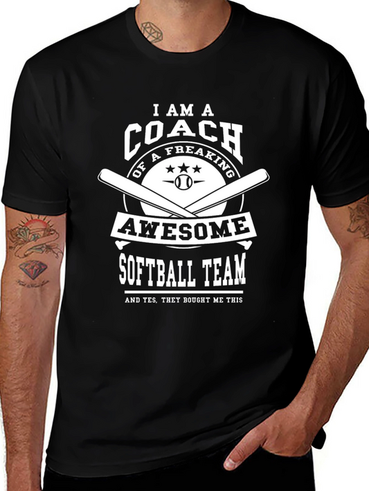 Awesome Softball Coach T-Shirt
