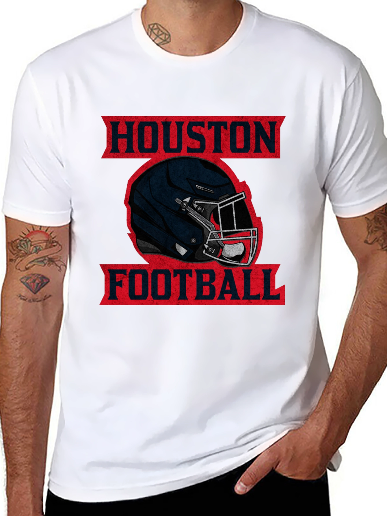 Houston Football Graphic T-Shirt