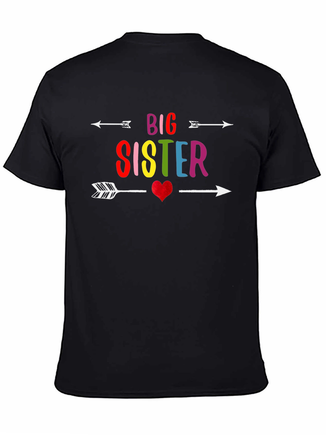Big Sister Arrow Heart Graphic Tee