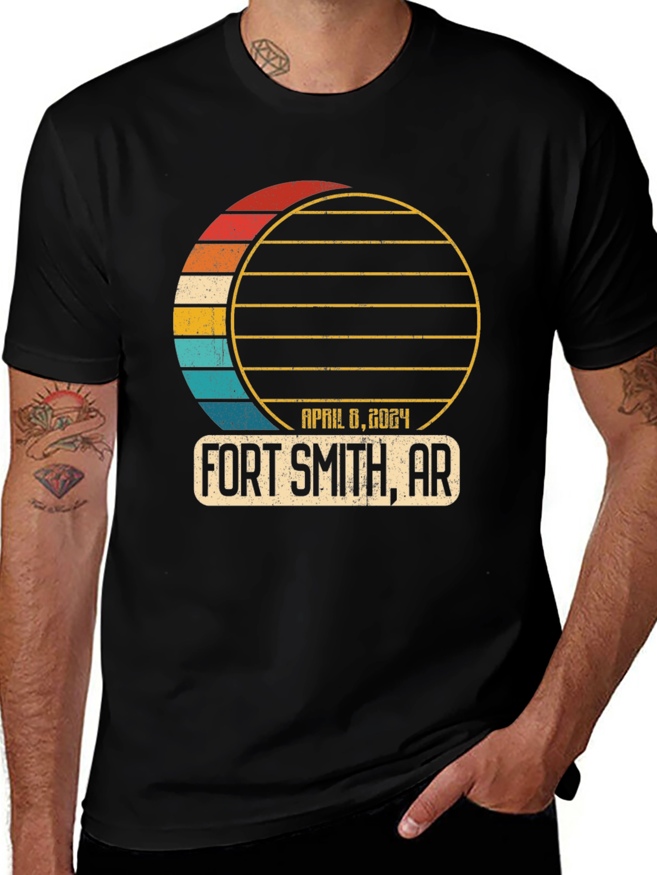 Fort Smith AR April 8 2024 Eclipse T-Shirt
