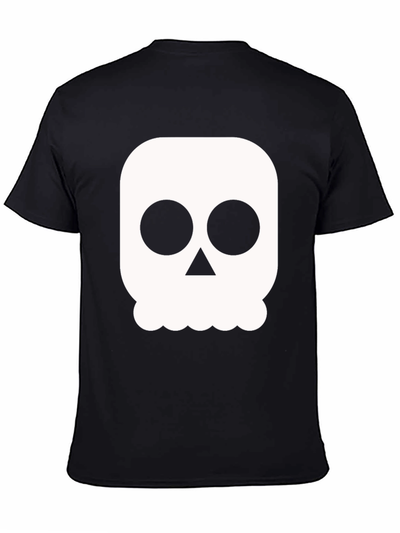 Skull Graphic Tee - Black Casual Shirt