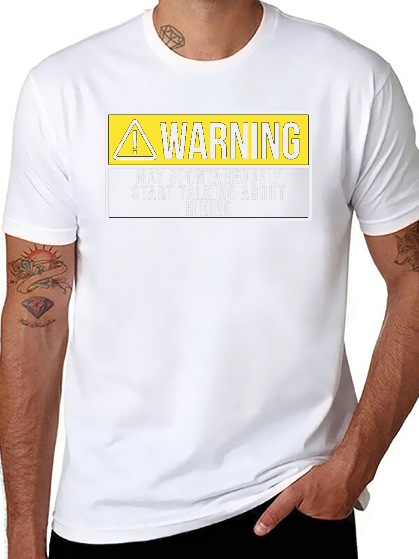 Warning Hiker T-Shirt Funny Hiking Tee