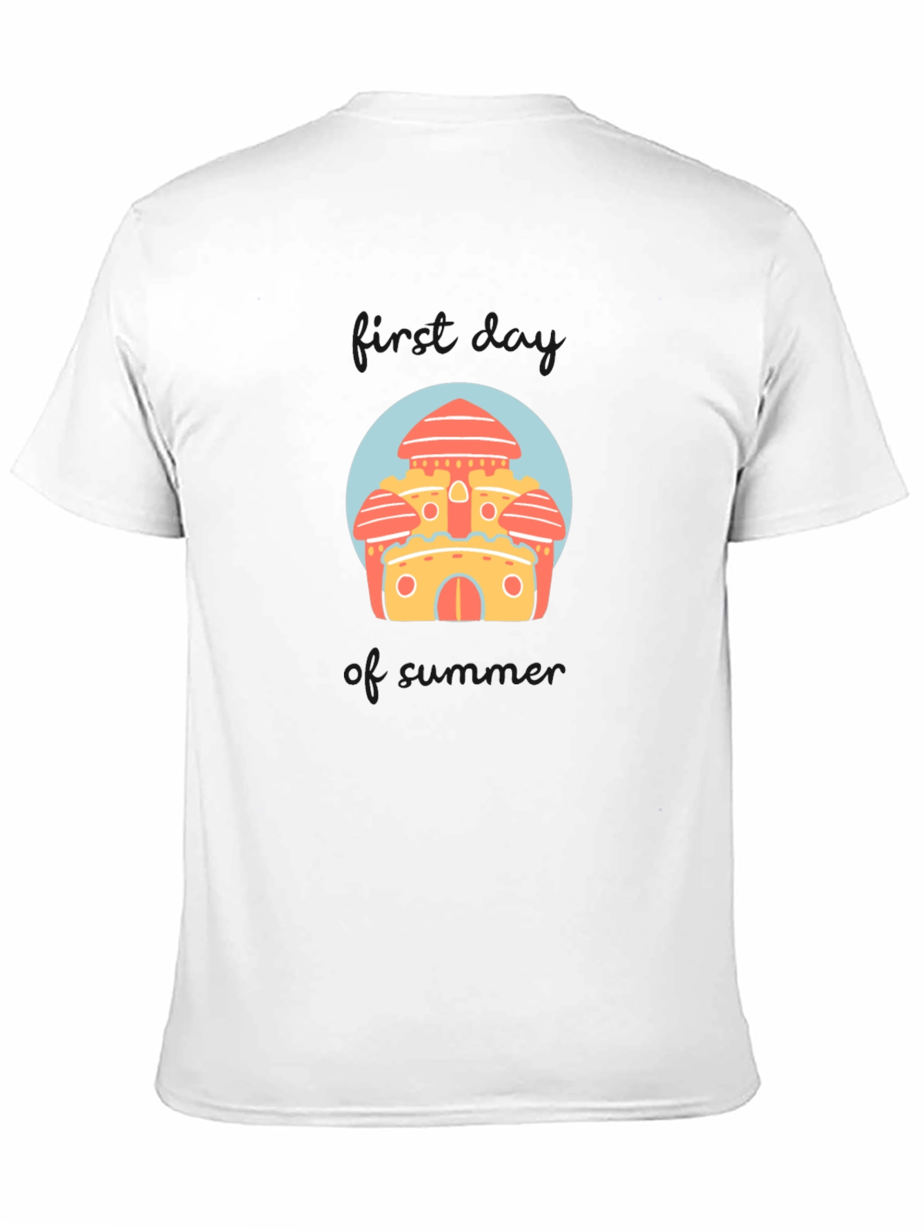 Fantasy Castle Graphic Tee -  Fun Novelty Design
