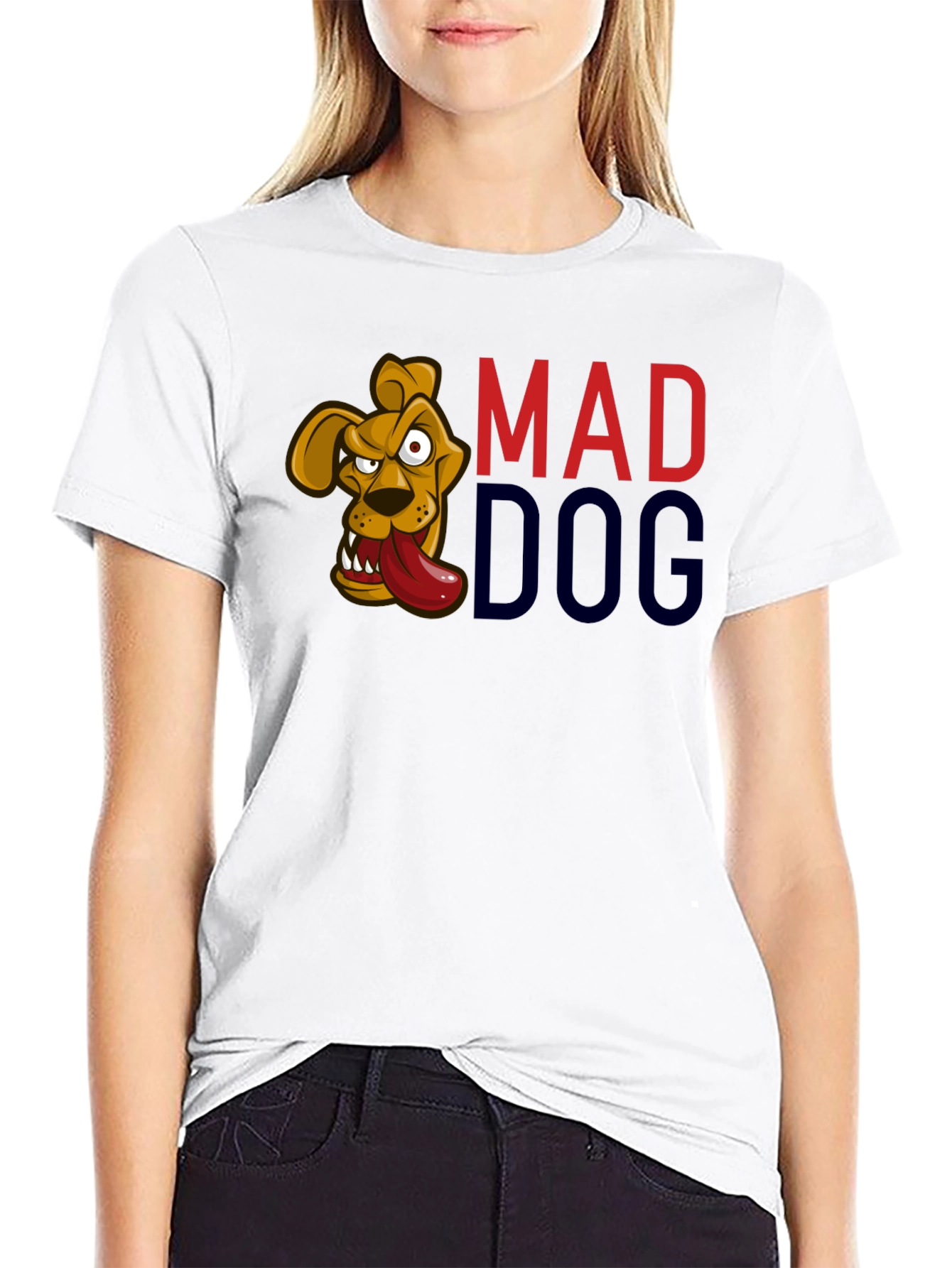 Mad Dog Graphic T-Shirt - Black