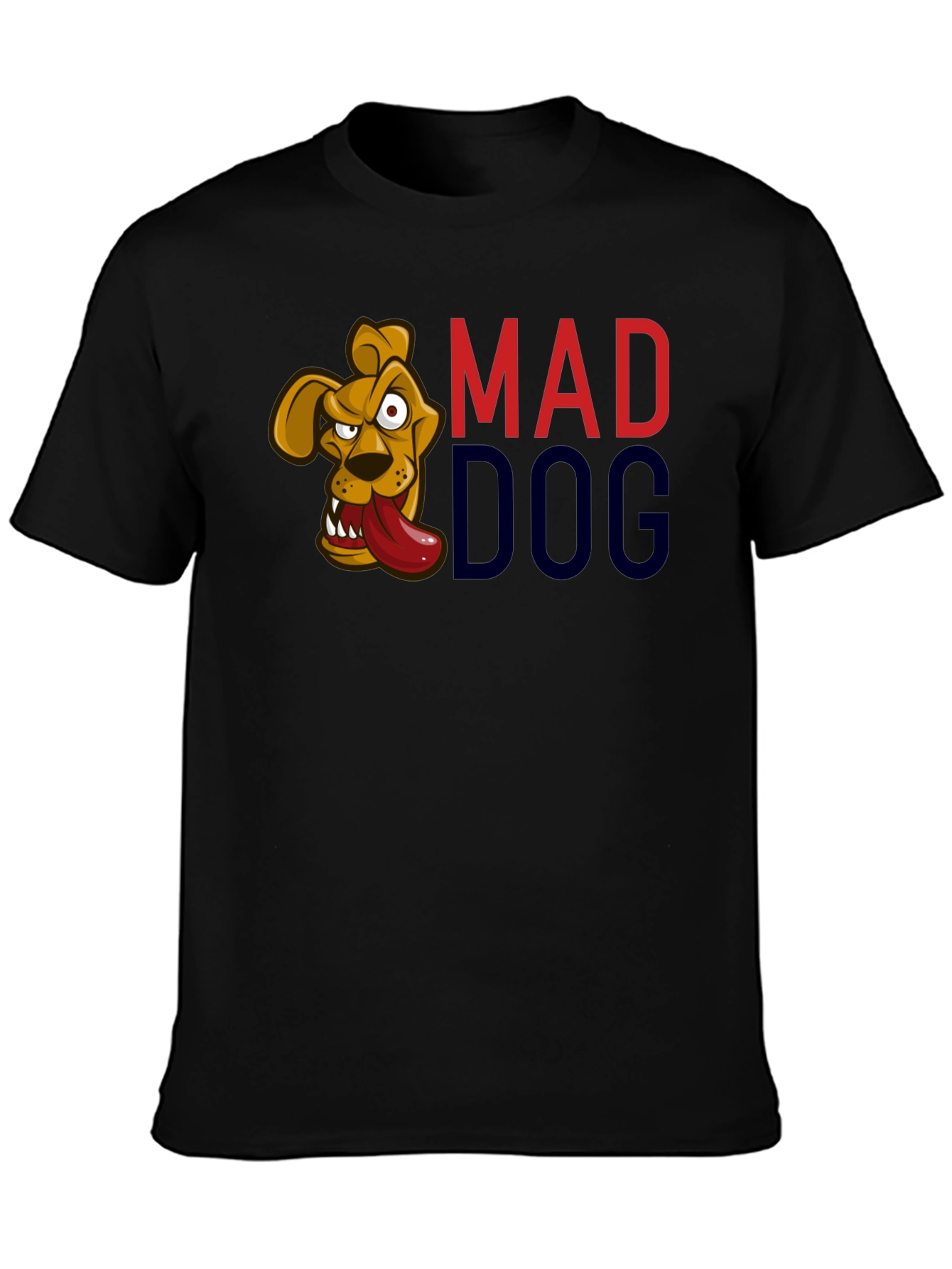 Mad Dog Graphic T-Shirt - Black