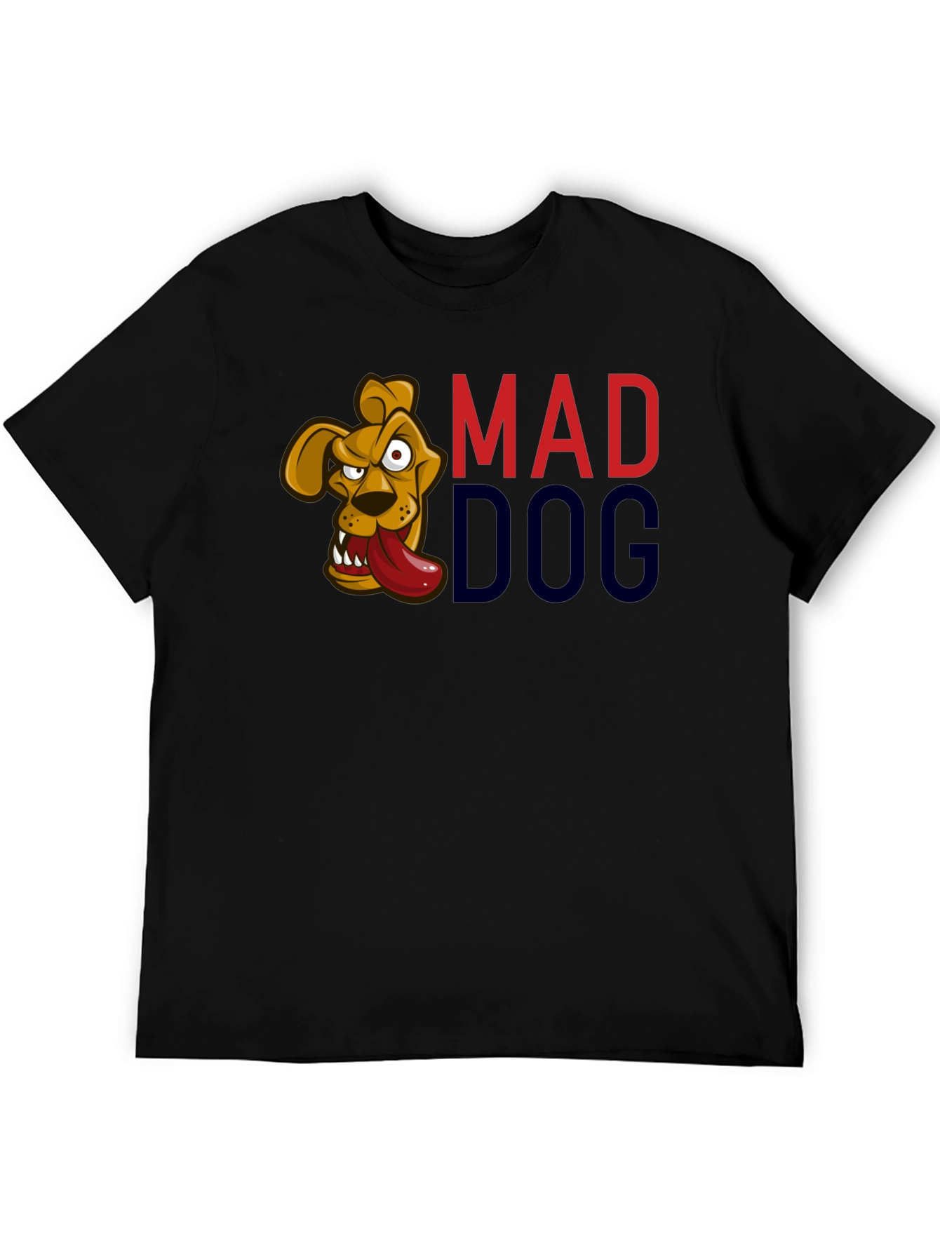 Mad Dog Graphic T-Shirt - Black