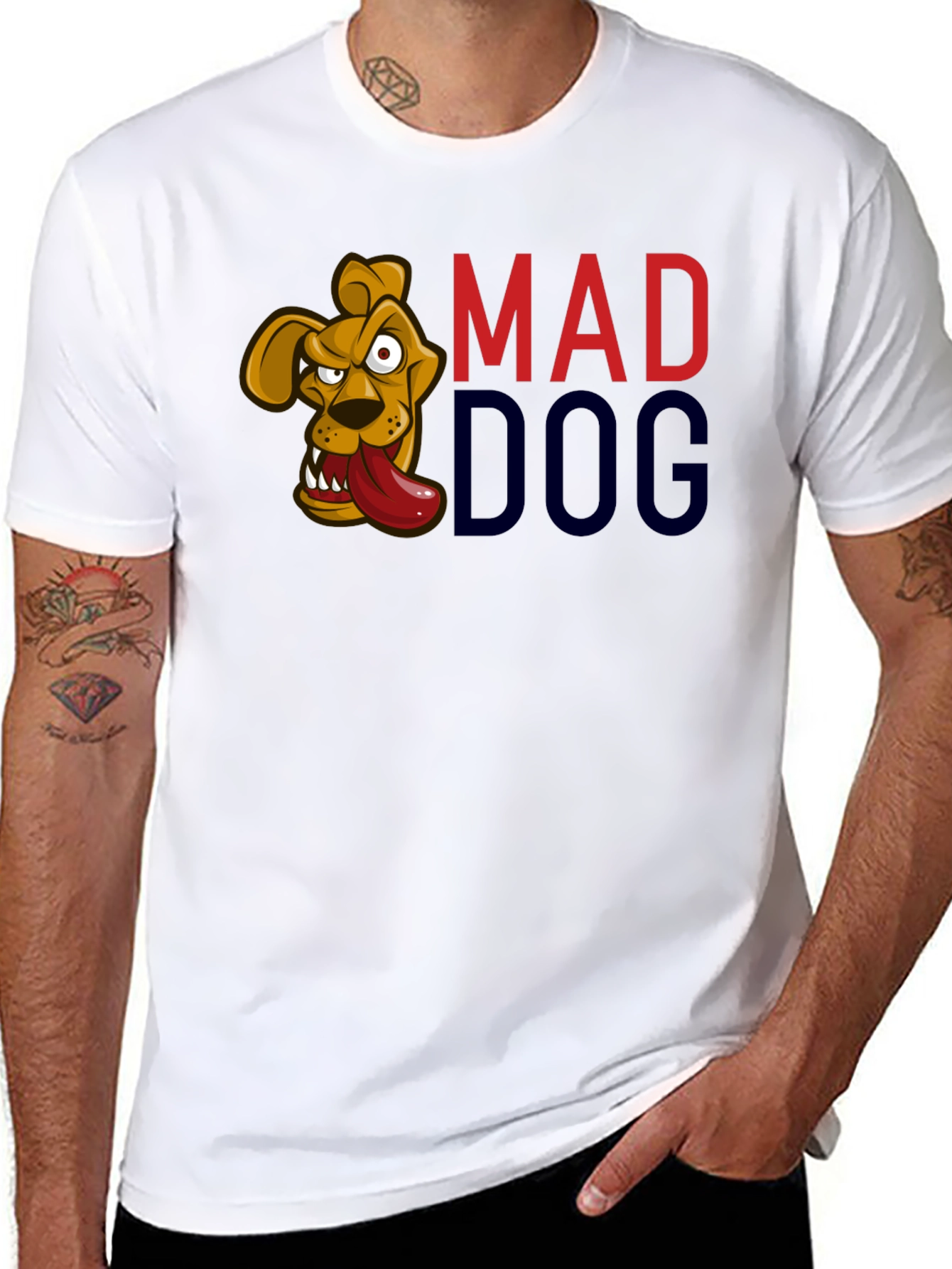 Mad Dog Graphic T-Shirt - Black