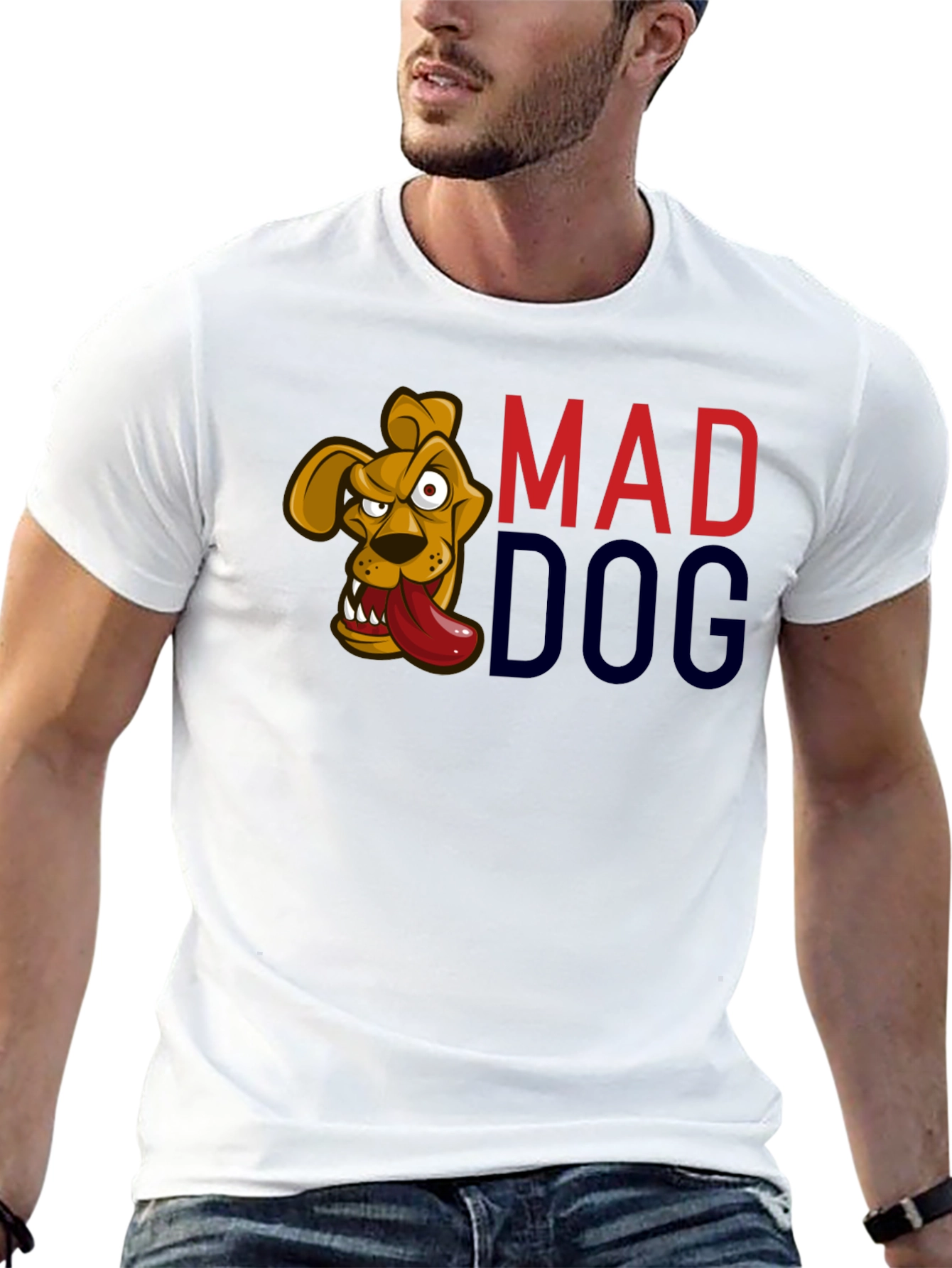 Mad Dog Graphic T-Shirt - Black