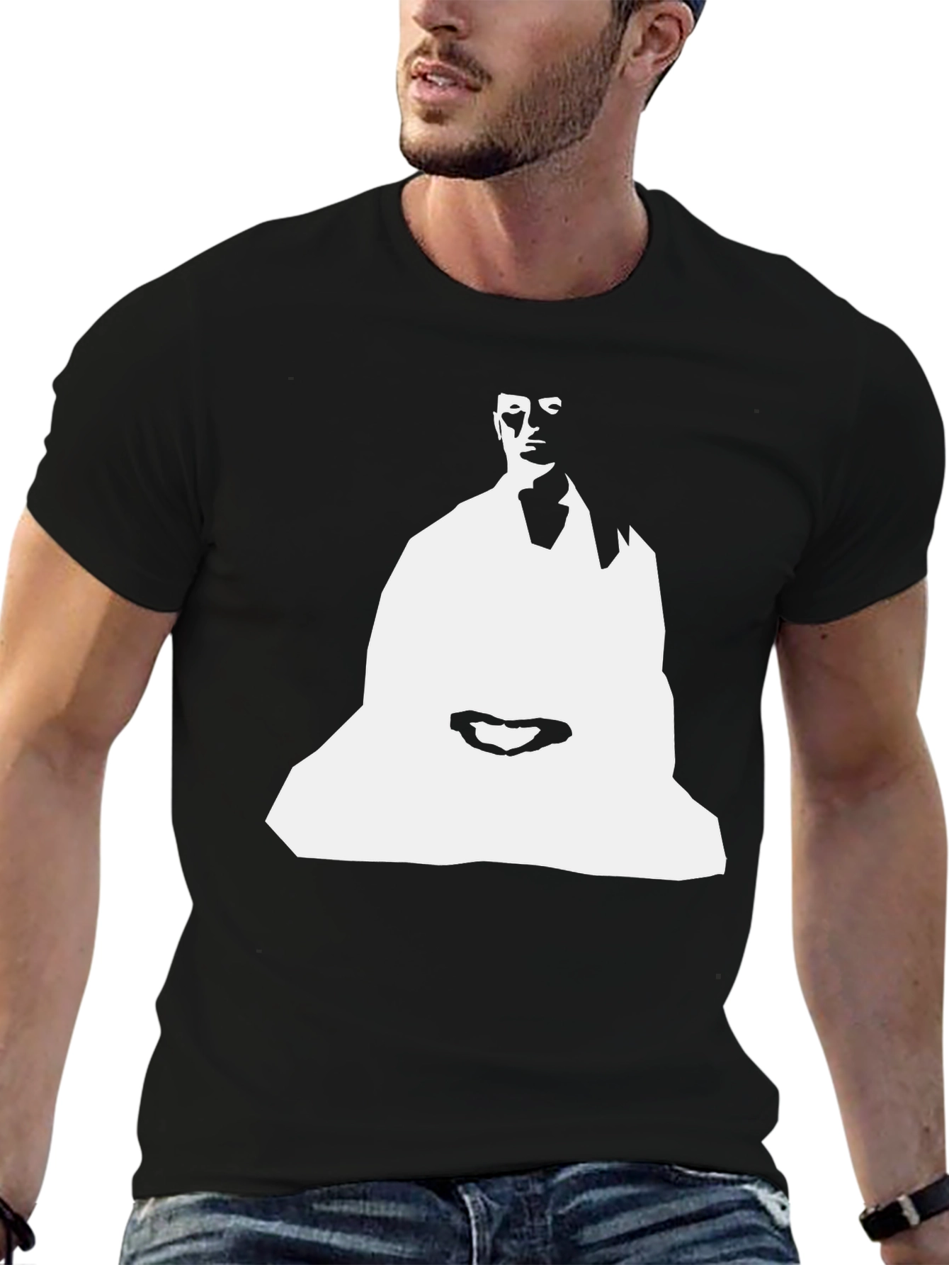 Zen Master T-Shirt - Meditating Silhouette Tee