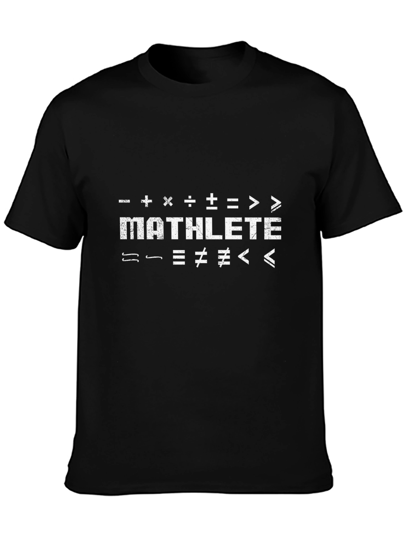 Mathlete Graphic T-Shirt - Black
