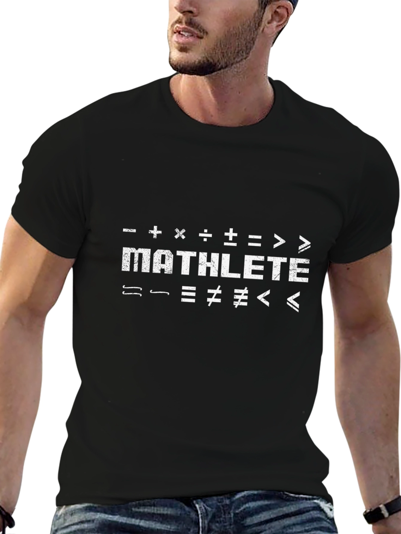Mathlete Graphic T-Shirt - Black