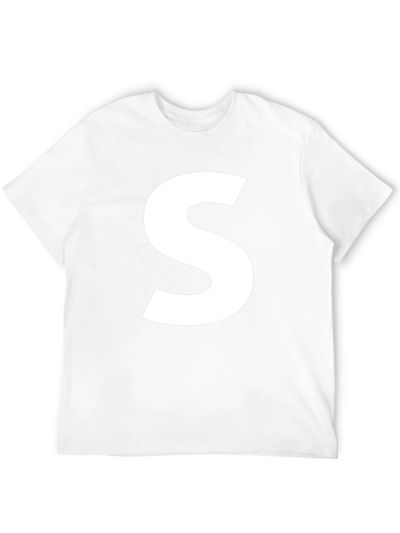 Bold S Graphic Tee - Classic Black Cotton
