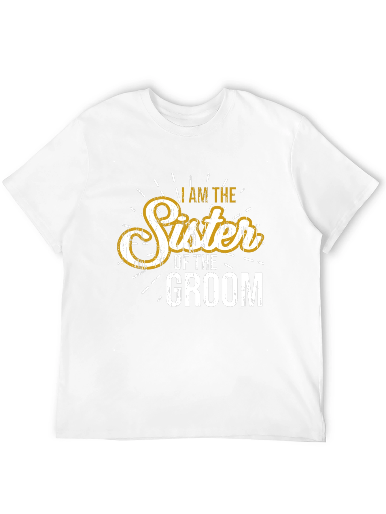 Sister of the Groom Wedding T-Shirt