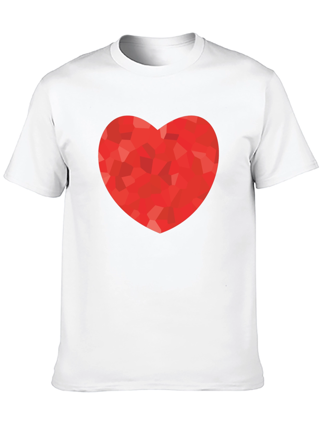 Heart Graphic Print Black T-Shirt