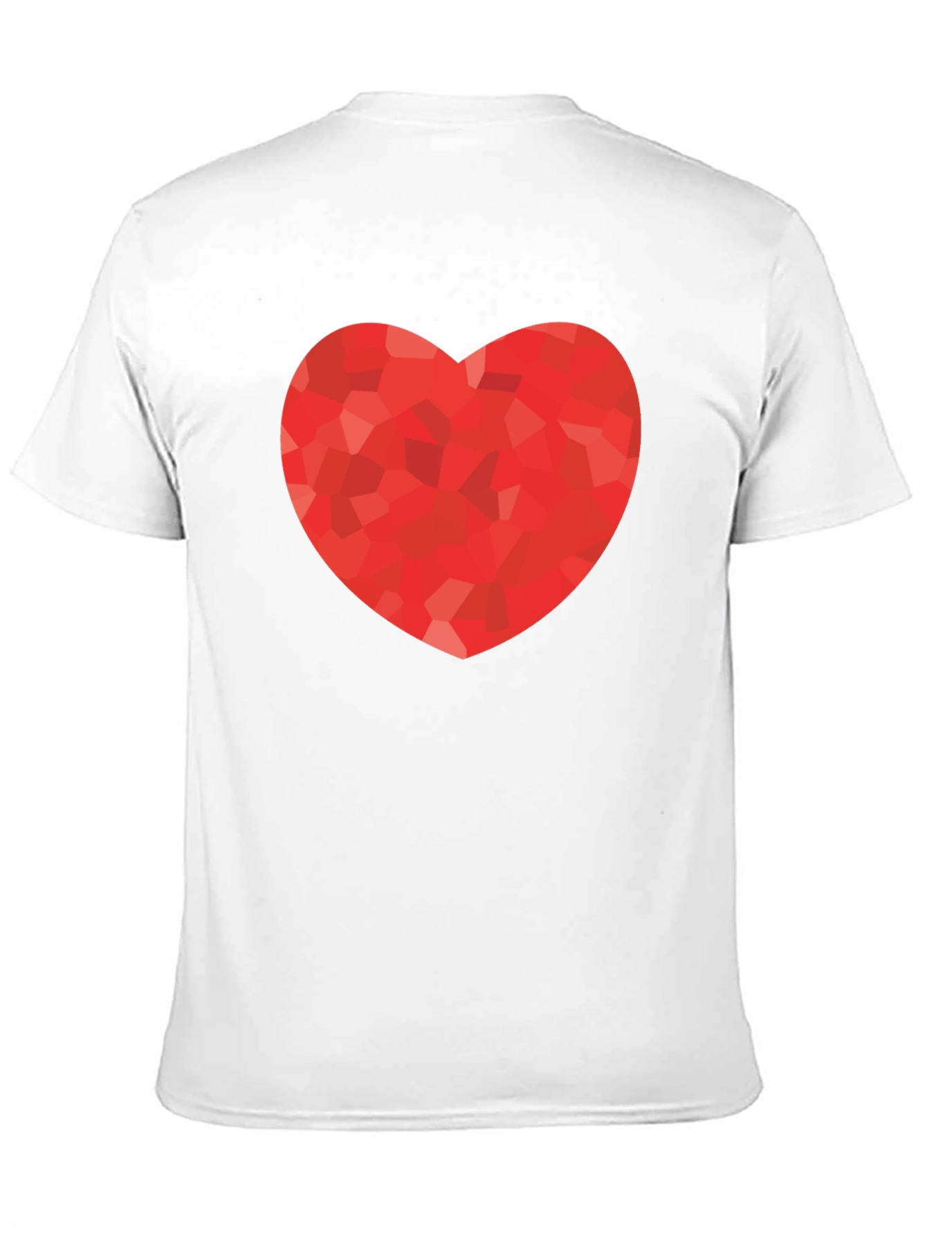 Heart Graphic Print Black T-Shirt