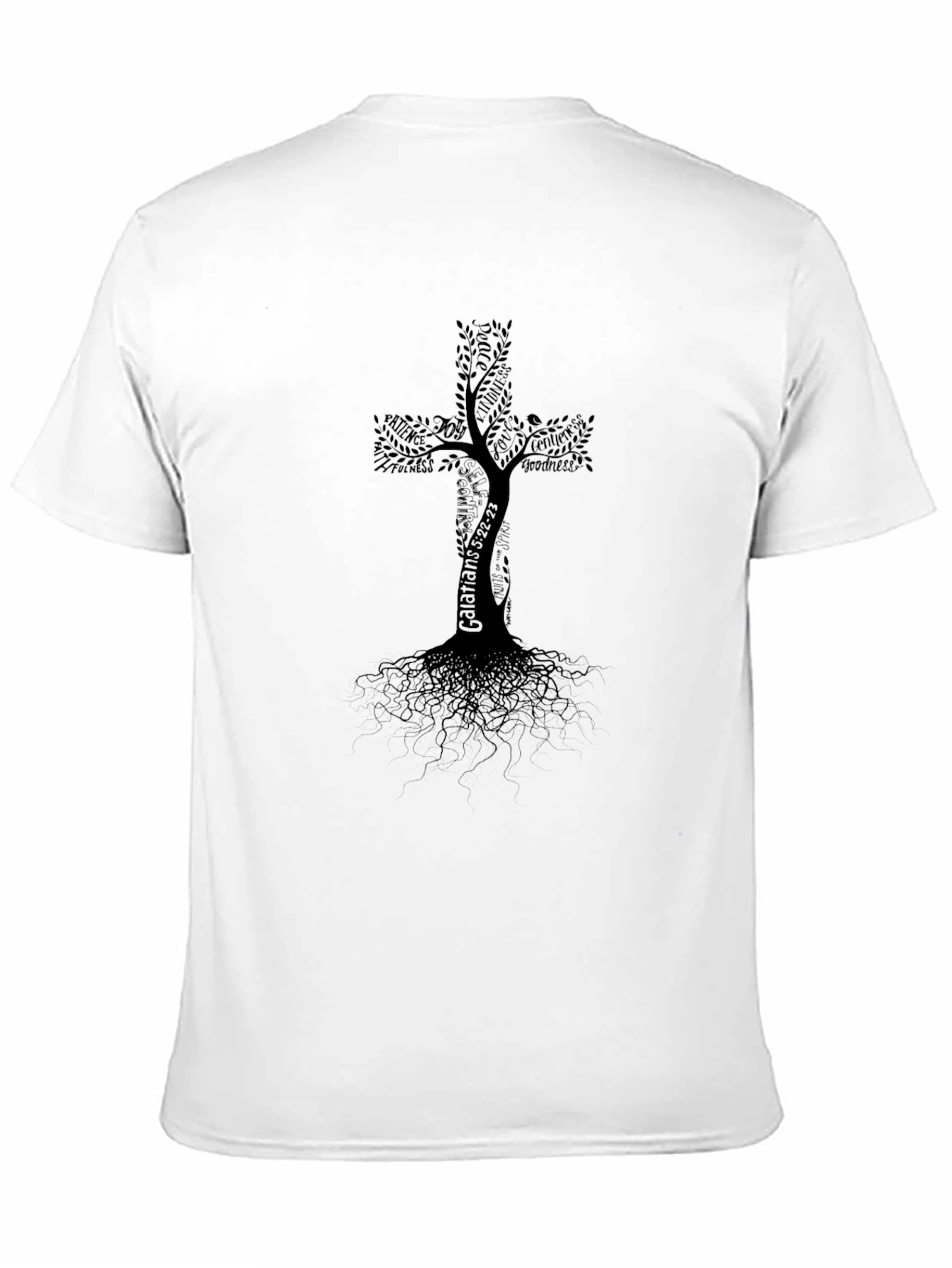 Tree of Life Cross Graphic T-Shirt