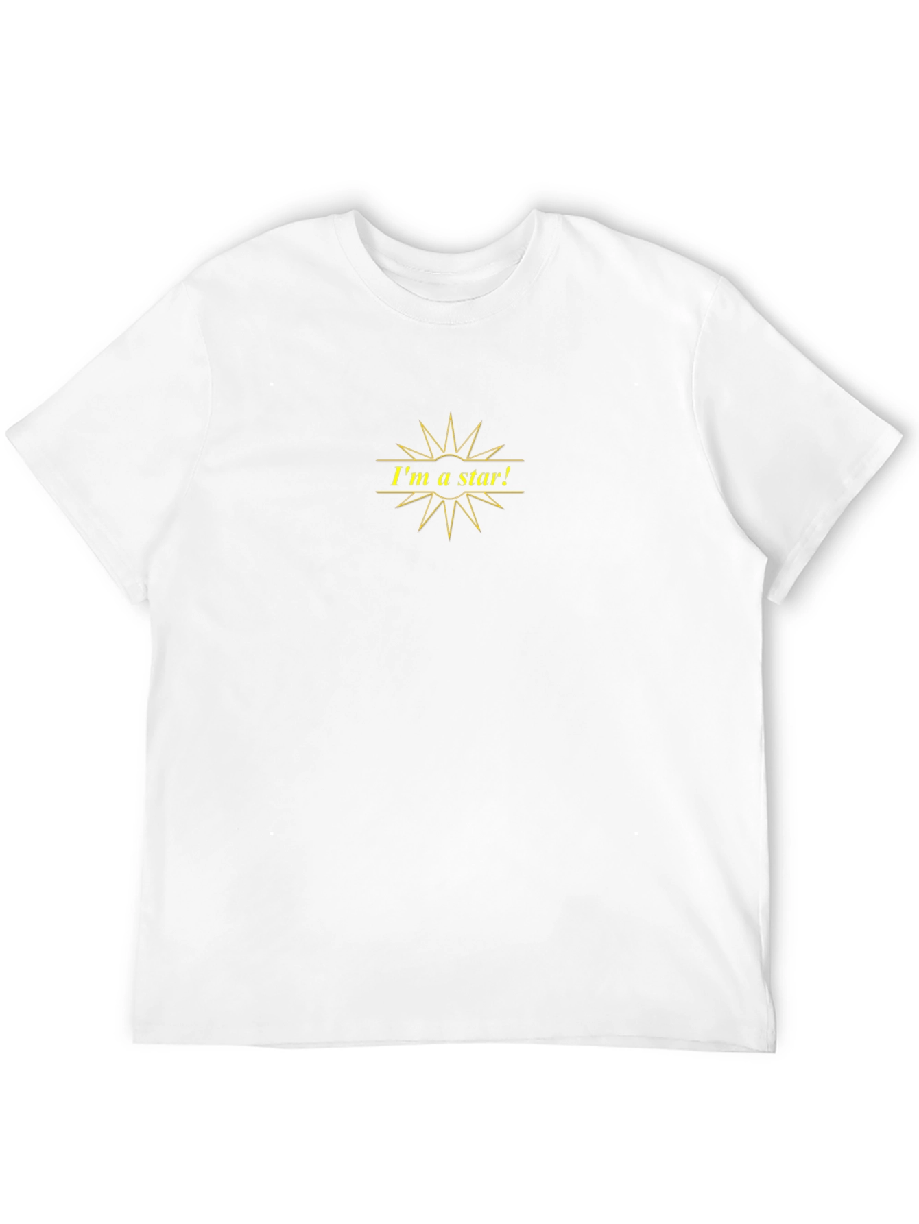 Im a Star! Graphic Tee - Mens Black T-Shirt