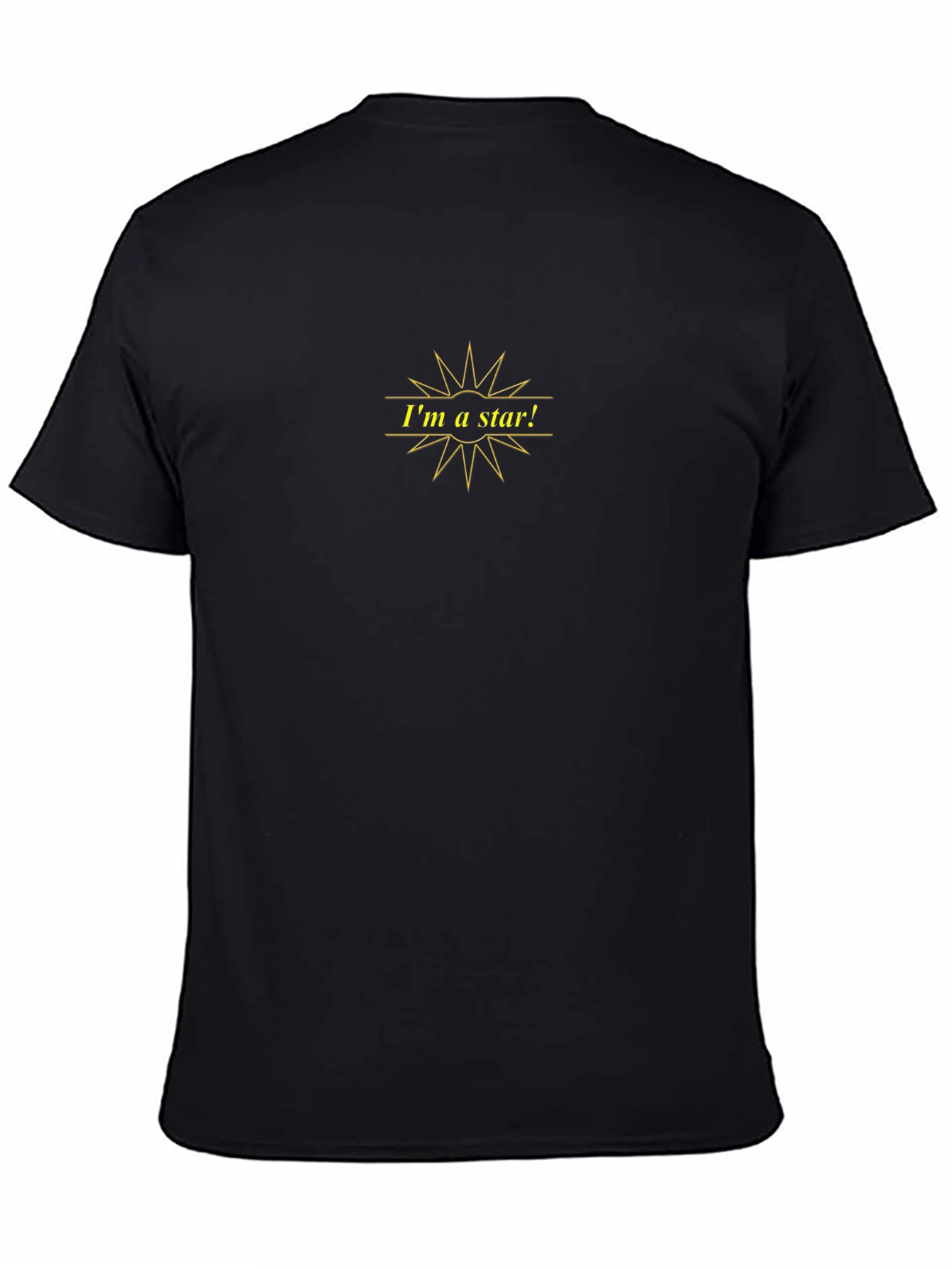 Im a Star! Graphic Tee - Mens Black T-Shirt