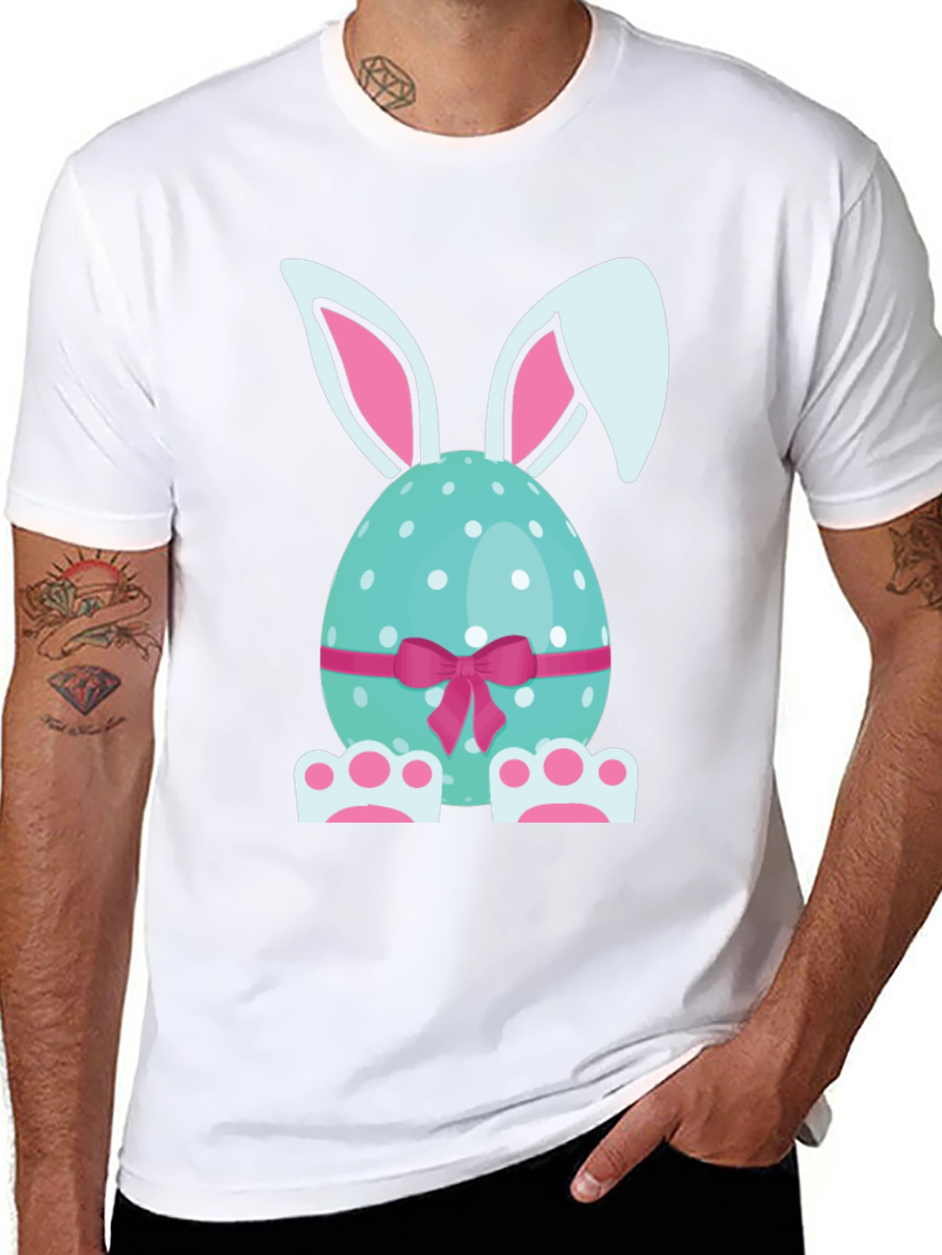 Easter Bunny Egg T-Shirt - Fun Holiday Apparel