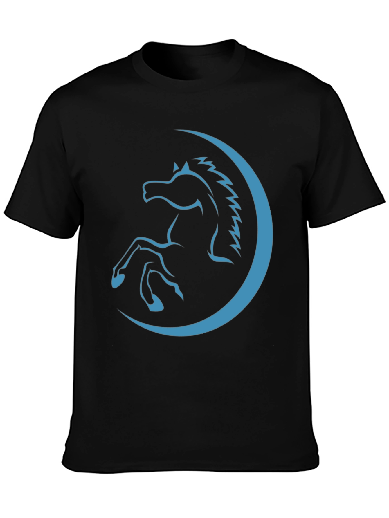Black Horse Crescent Graphic Tee