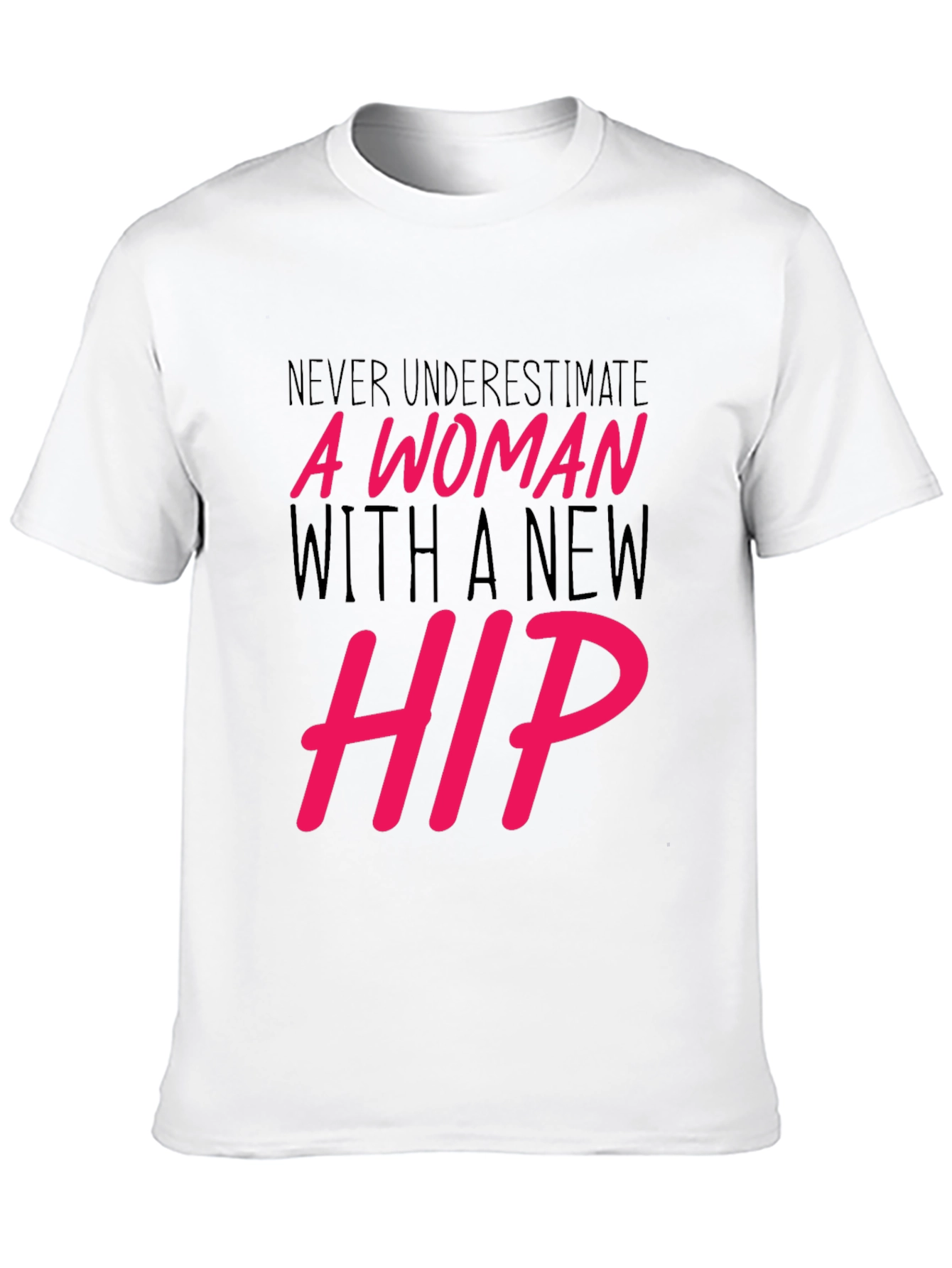 New Hip Woman Graphic Tee - Empowering Statement Shirt