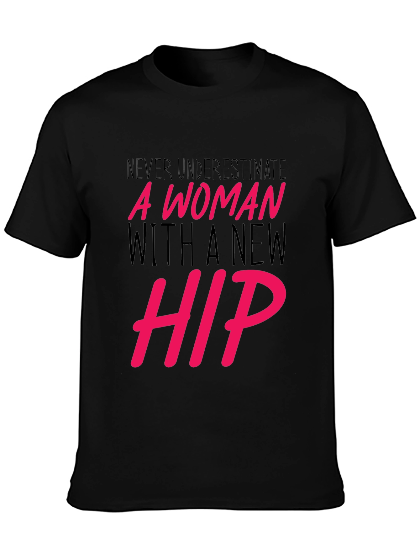 New Hip Woman Graphic Tee - Empowering Statement Shirt