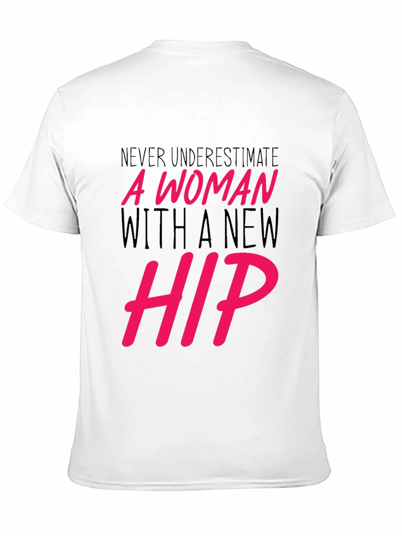 New Hip Woman Graphic Tee - Empowering Statement Shirt