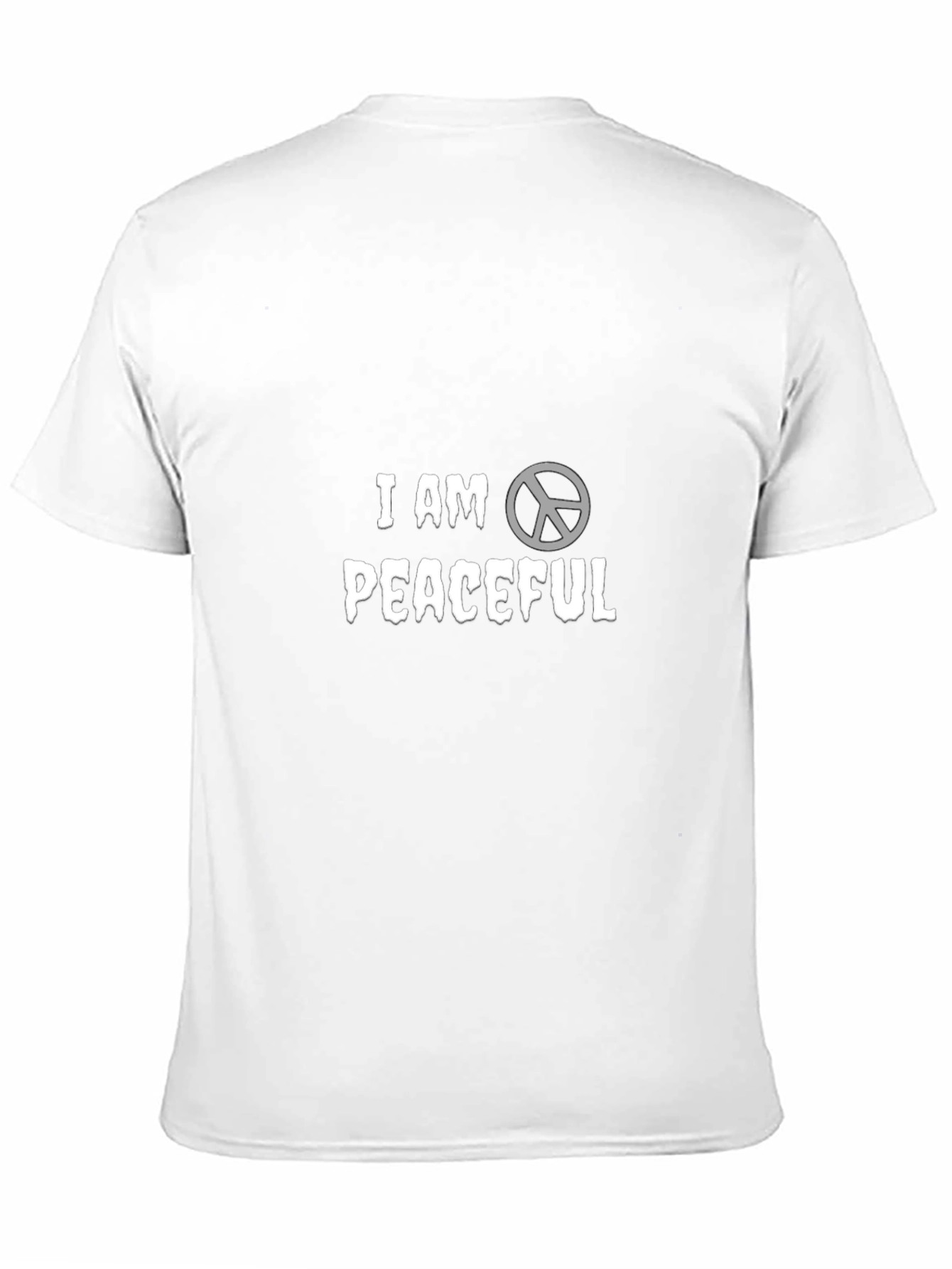 I Am Peaceful T-Shirt - Black