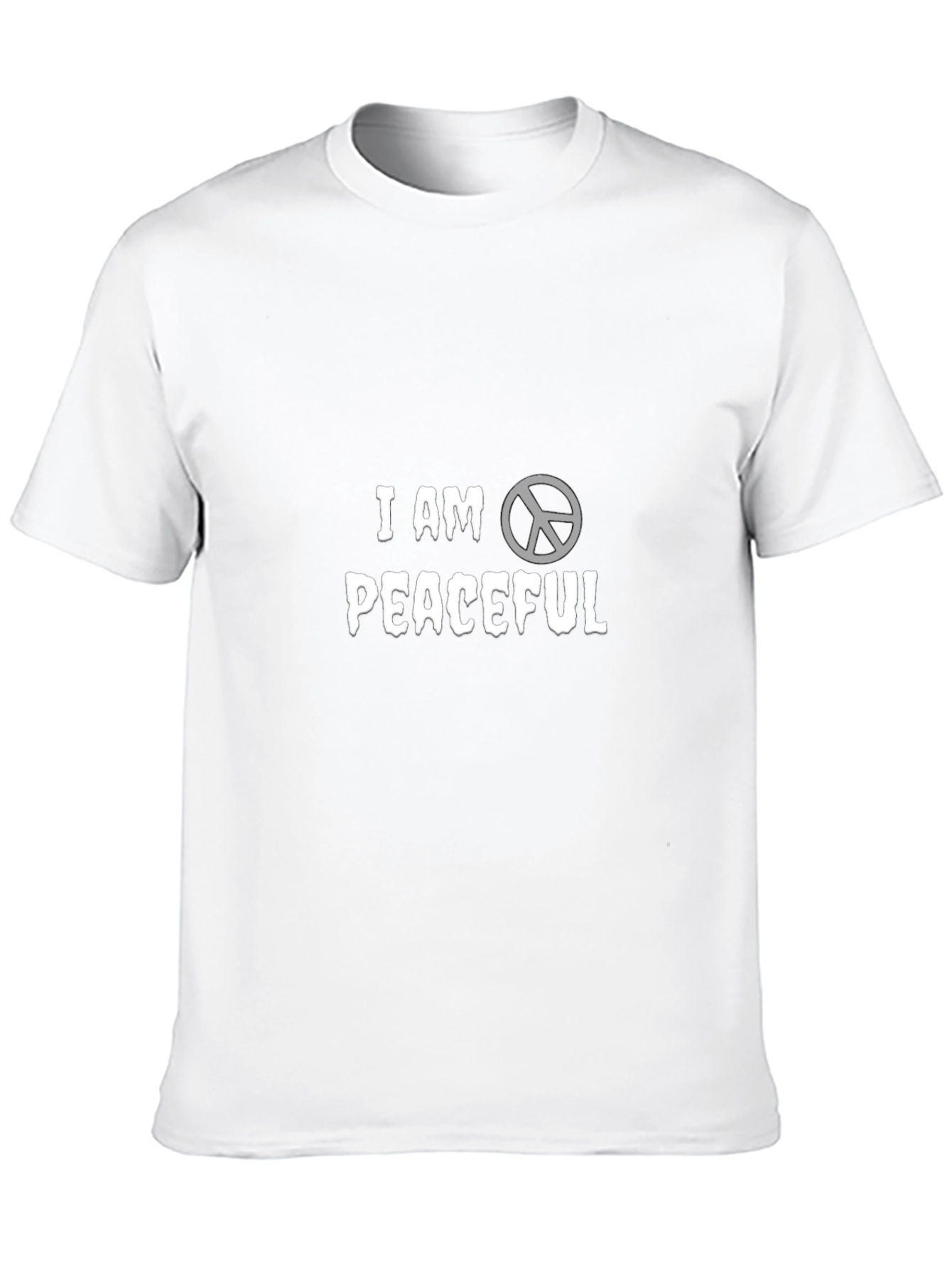 I Am Peaceful T-Shirt - Black