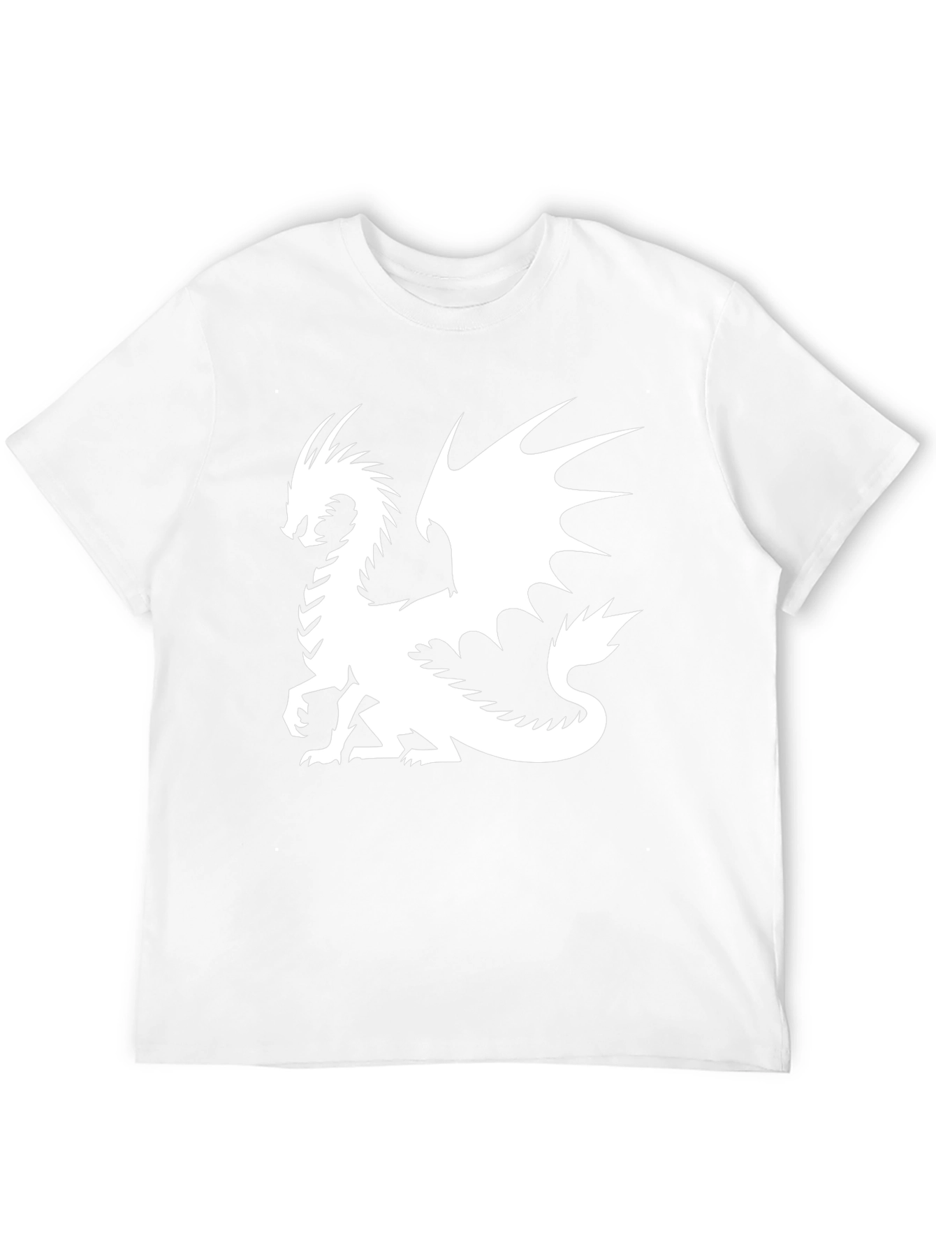 Dragon Graphic Tee - Black Cotton T-Shirt