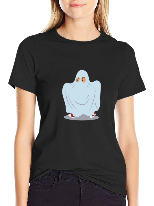 Ghost Costume Graphic Tee - Spooky Season Style