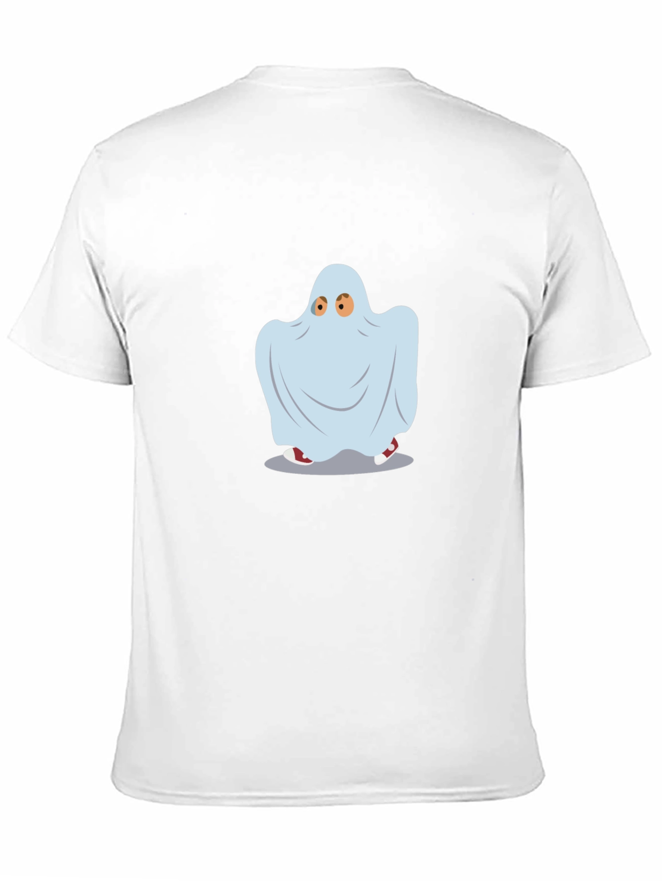 Ghost Costume Graphic Tee - Spooky Season Style