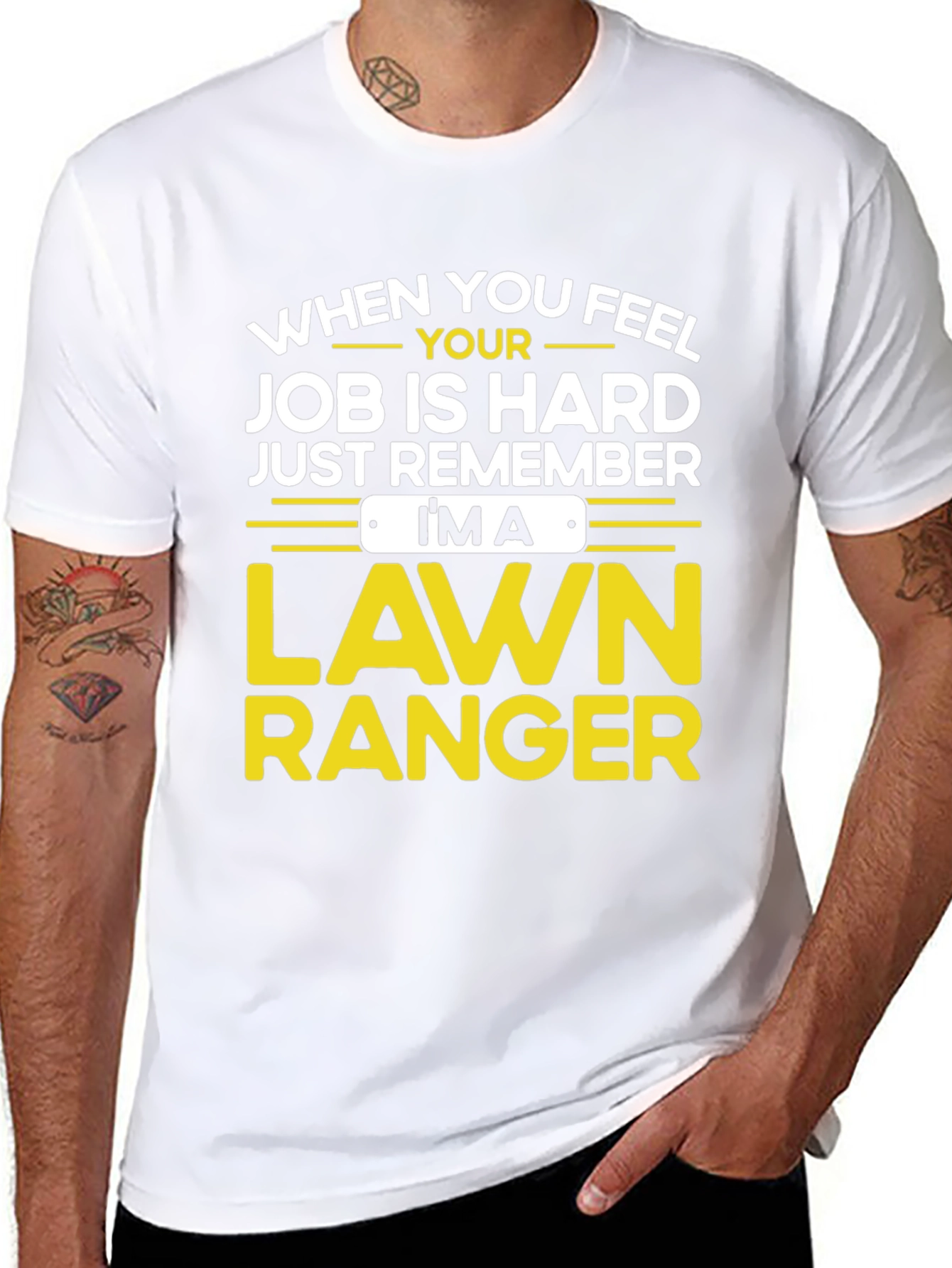 Lawn Ranger T-Shirt - Funny Landscaping Tee